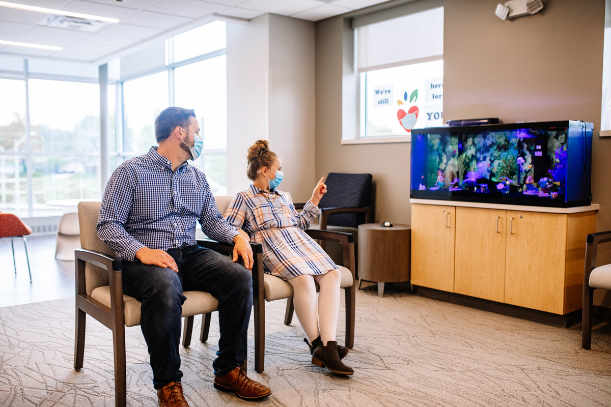 Springfield Clinic Wabash patient waiting area