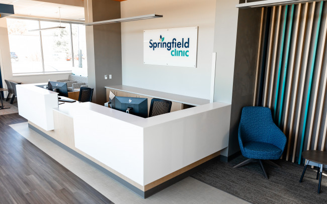 Springfield Clinic Dermatology-Monroe reception