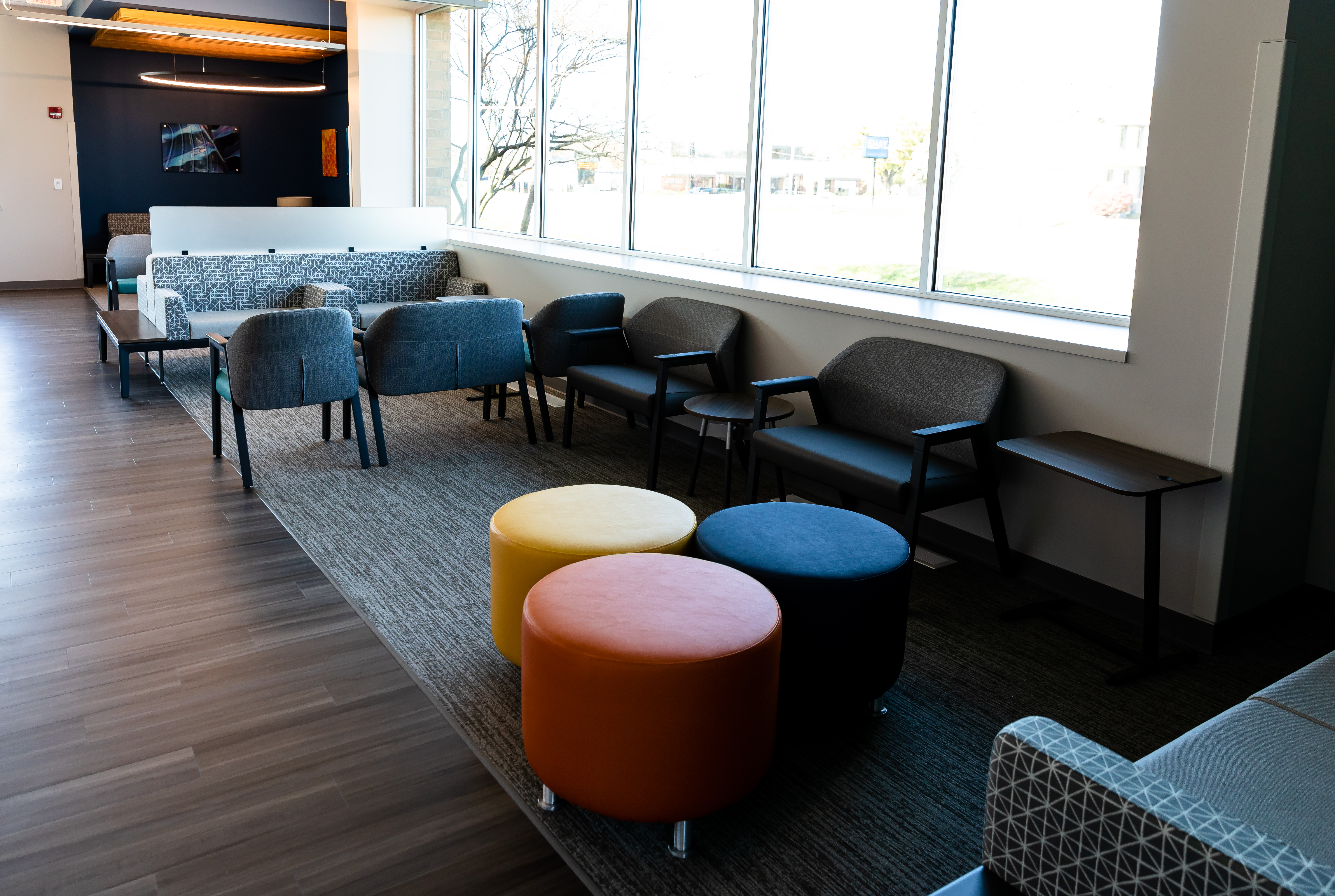 Springfield Clinic Dermatology-Monroe patient waiting area.