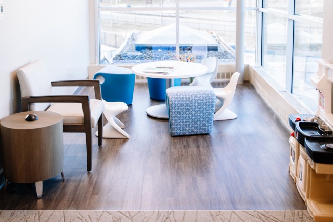 Springfield Clinic Wabash patient waiting area