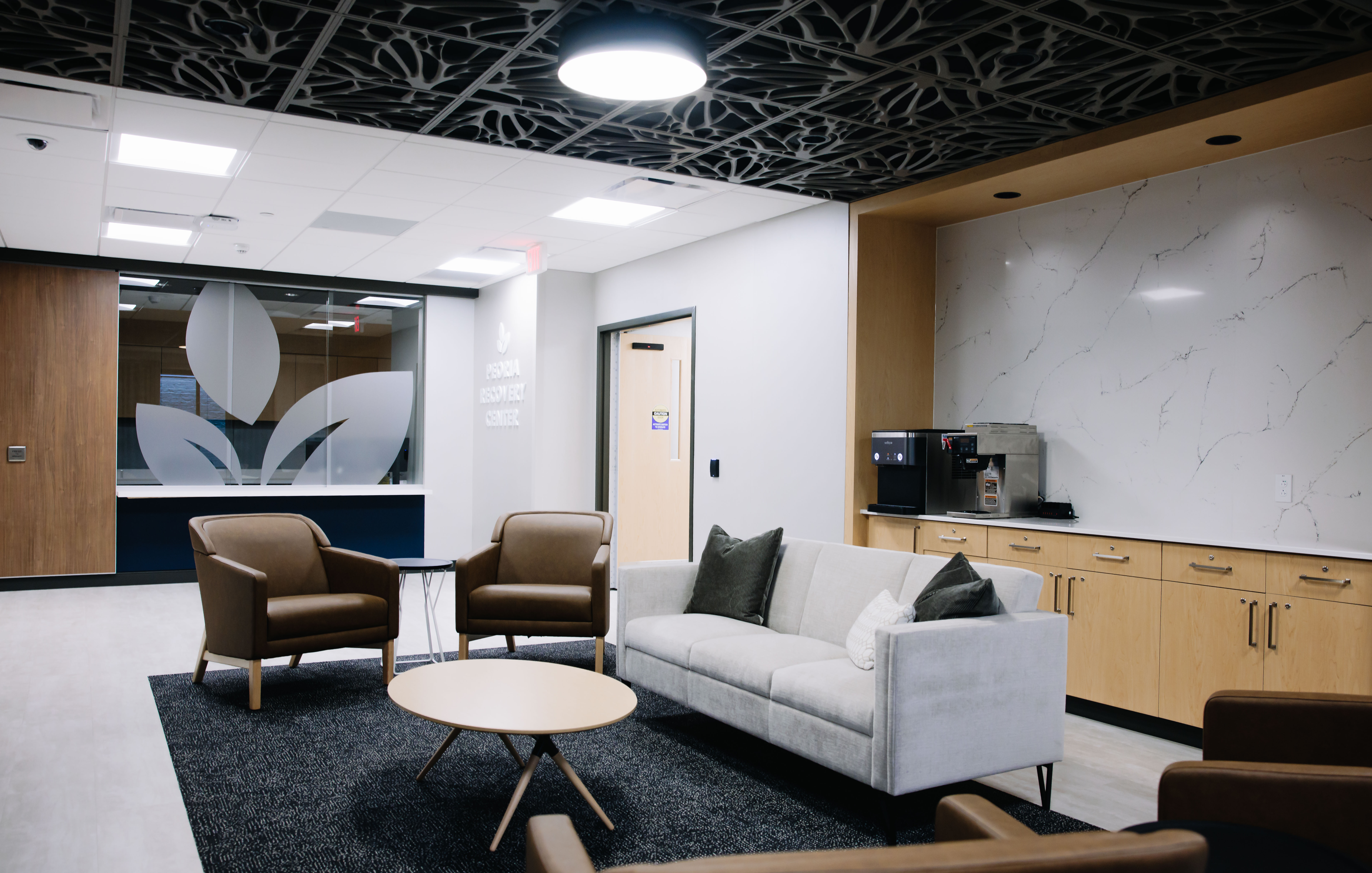 This state-of-the-art facility is equipped with a recovery center which houses 6 licensed beds to accommodate extended stay patient care needs.