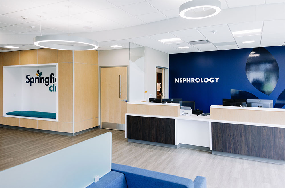 Springfield Clinic Carpenter is a newly renovated facility that offers endocrinology and nephrology care.