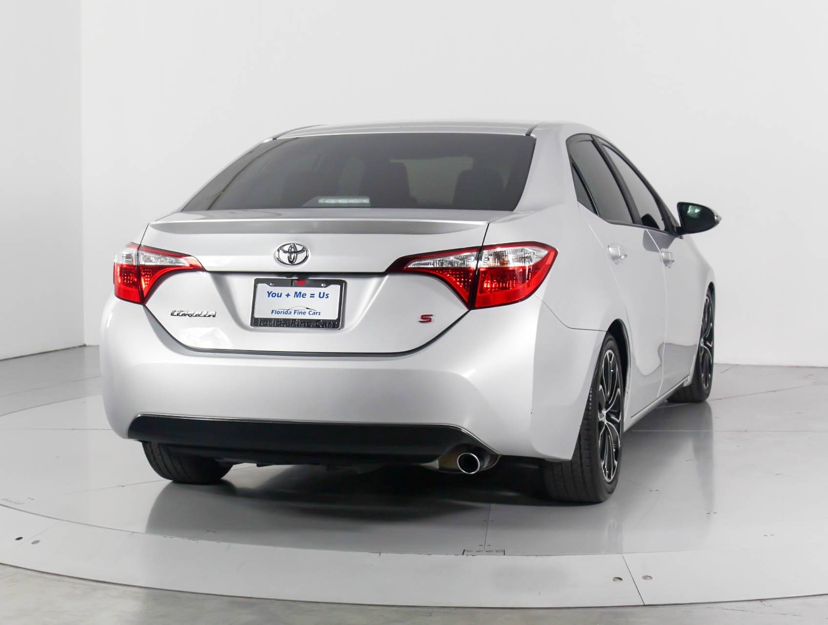 Florida Fine Cars - Used TOYOTA COROLLA 2015 WEST PALM S Plus