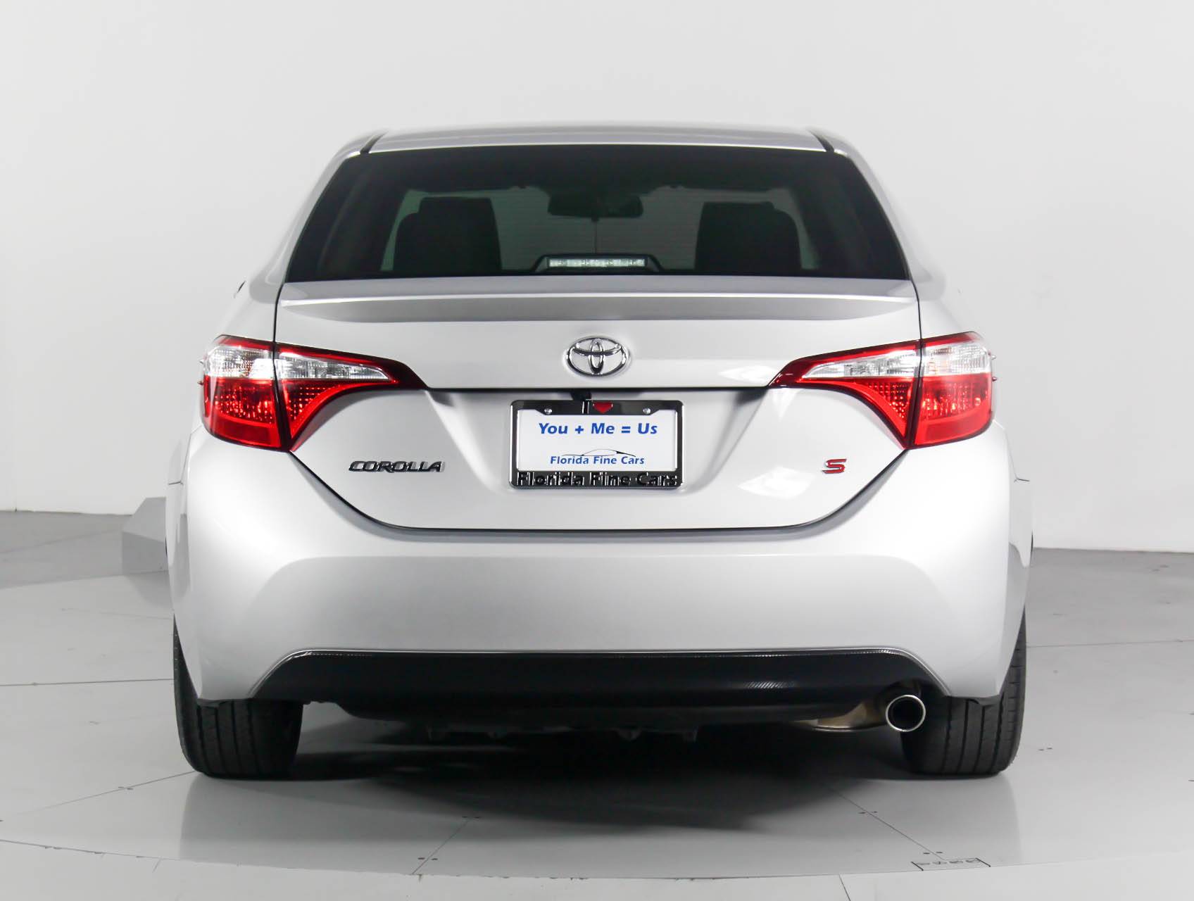 Florida Fine Cars - Used TOYOTA COROLLA 2015 WEST PALM S Plus