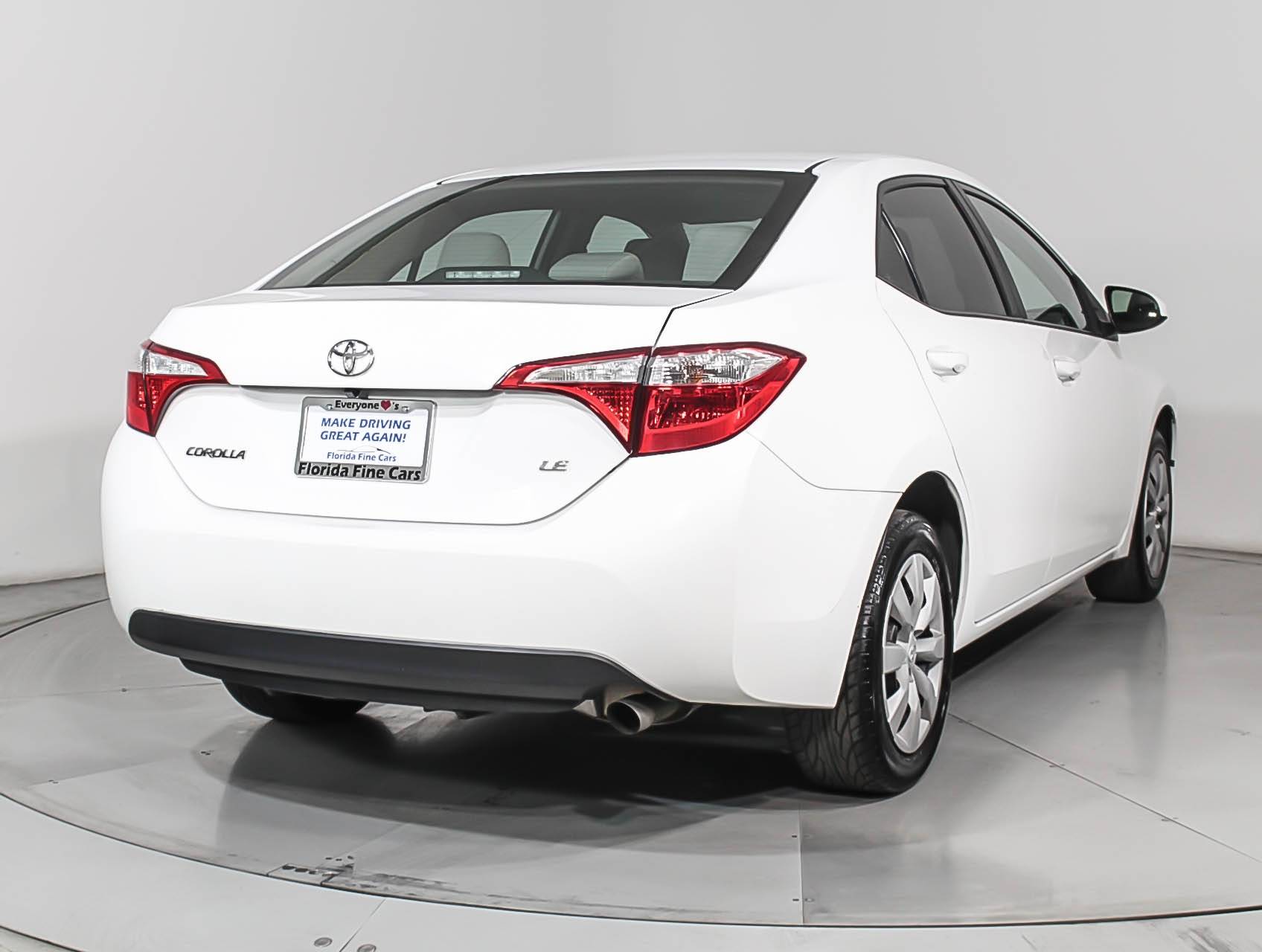 Florida Fine Cars - Used TOYOTA COROLLA 2015 MIAMI Le