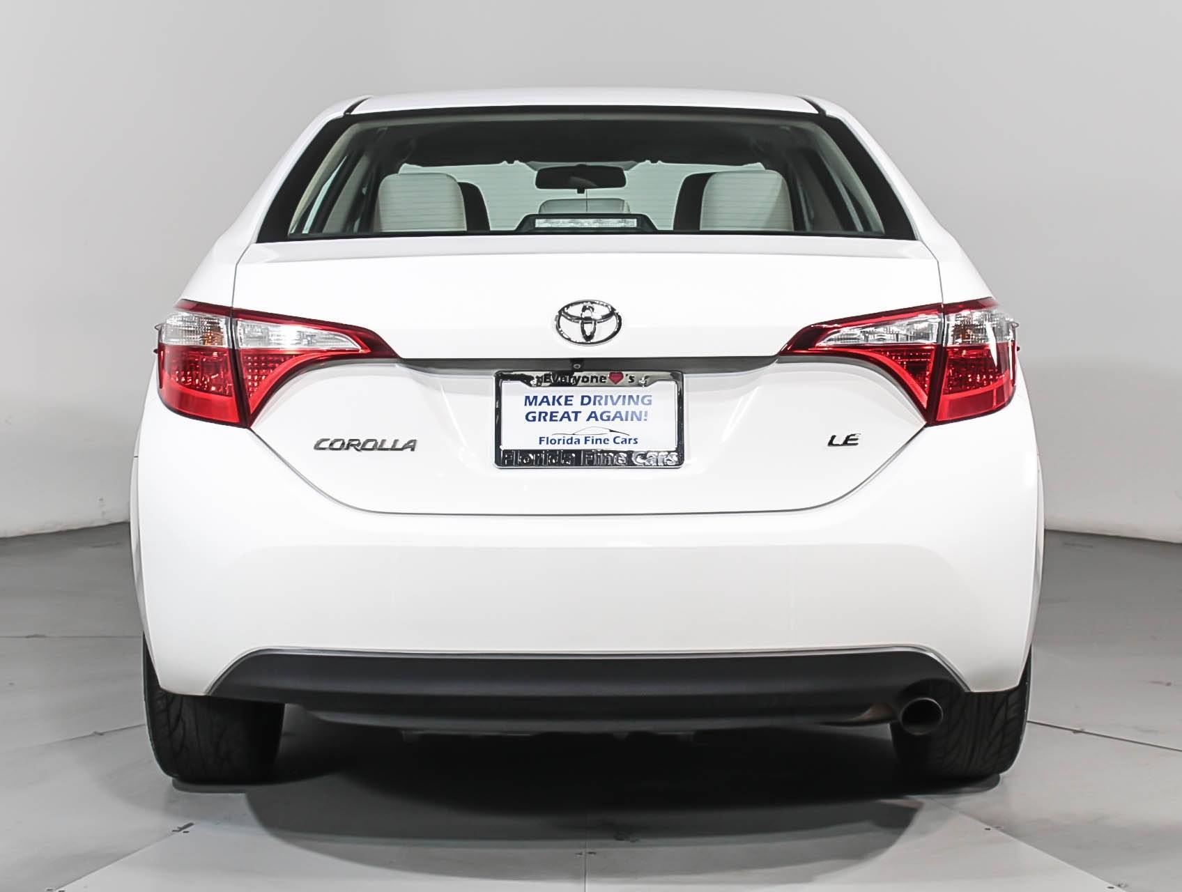 Florida Fine Cars - Used TOYOTA COROLLA 2015 MIAMI Le