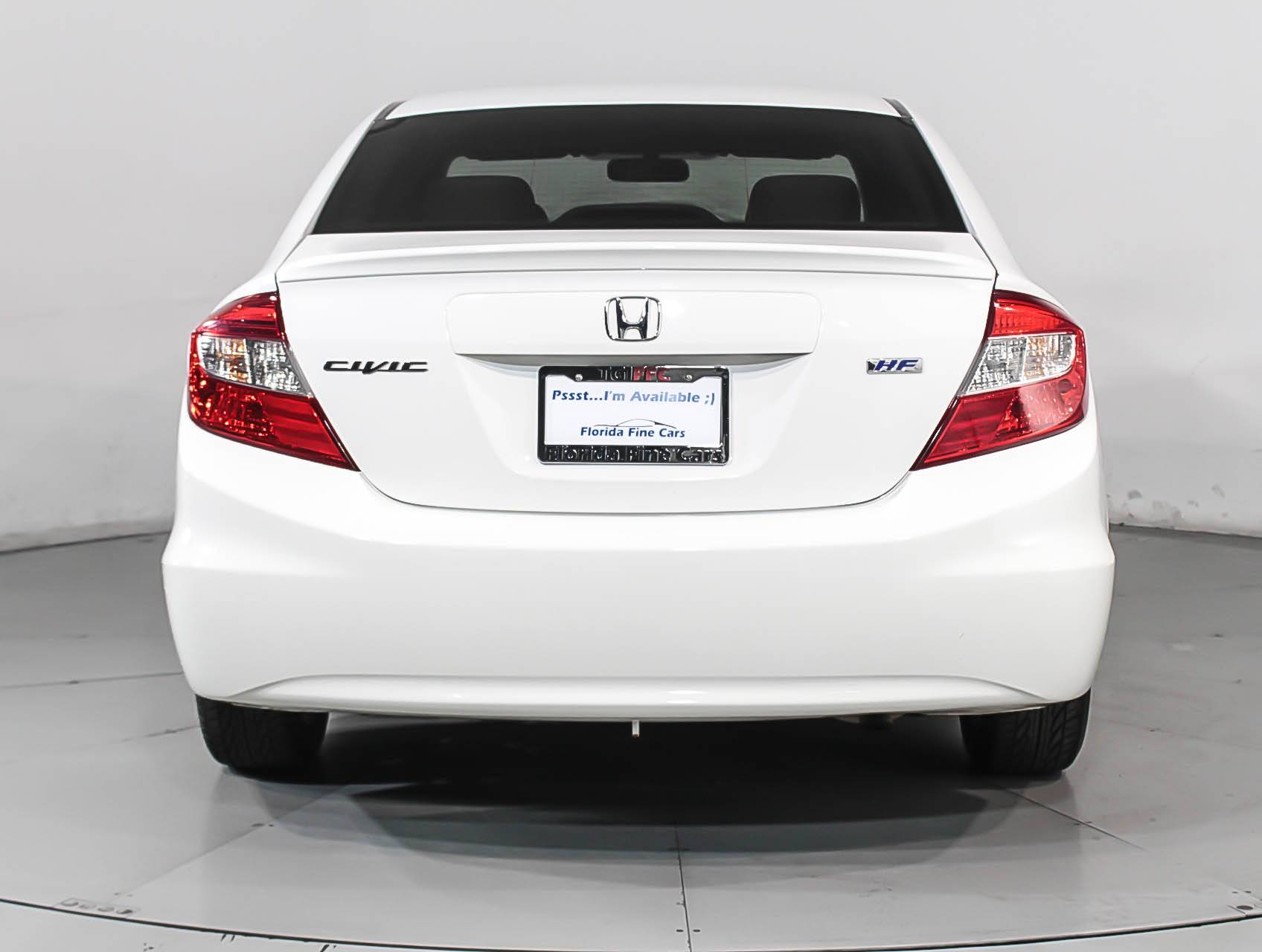 Florida Fine Cars - Used HONDA CIVIC 2012 HOLLYWOOD HF