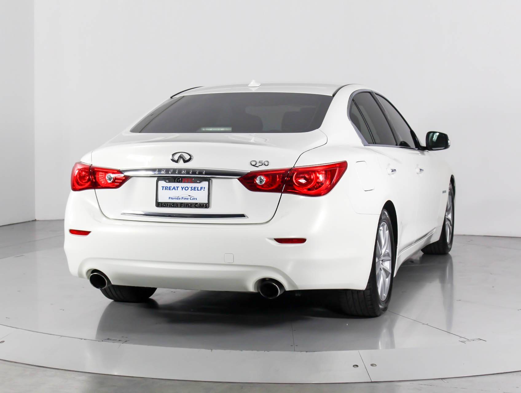 Florida Fine Cars - Used INFINITI Q50 2015 WEST PALM Premium Hybrid