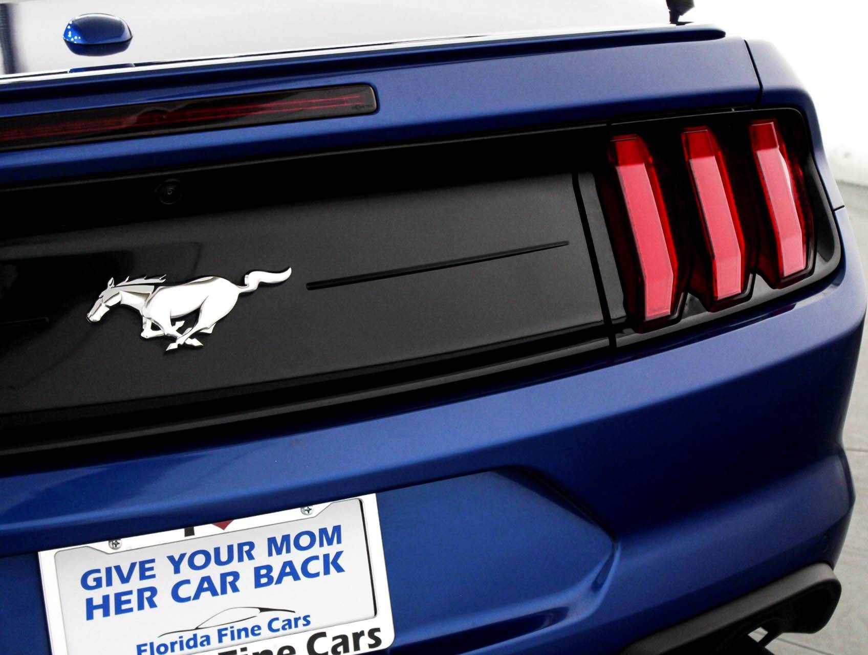 Florida Fine Cars - Used FORD MUSTANG 2018 MIAMI Ecoboost Premium