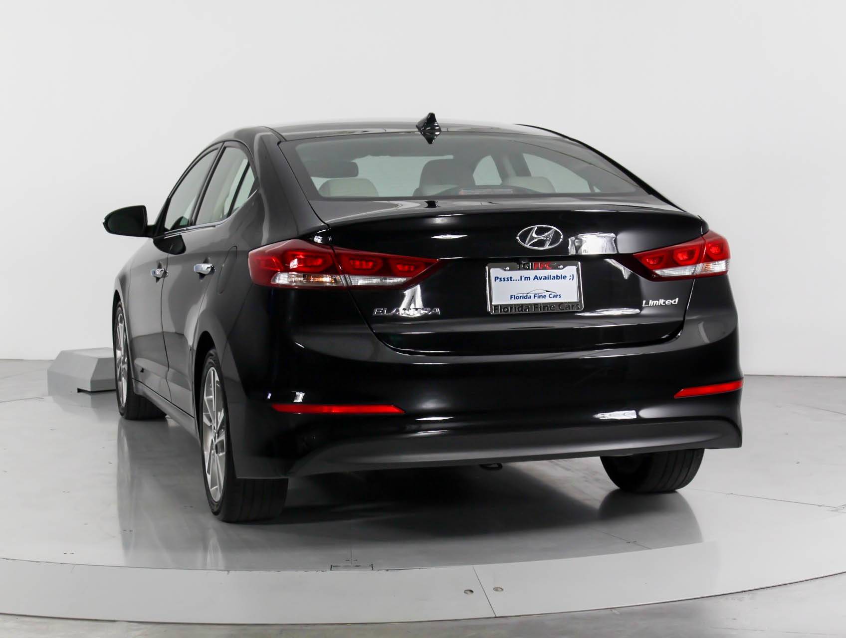 Florida Fine Cars - Used HYUNDAI ELANTRA 2017 WEST PALM LIMITED TECH PKG