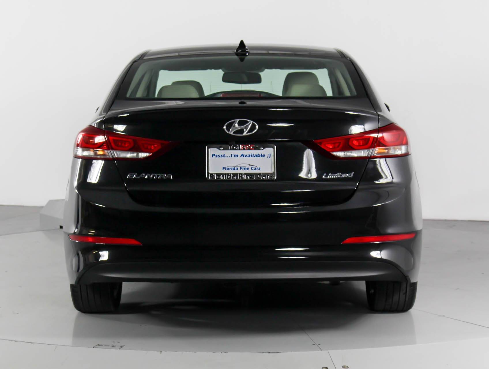 Florida Fine Cars - Used HYUNDAI ELANTRA 2017 WEST PALM LIMITED TECH PKG