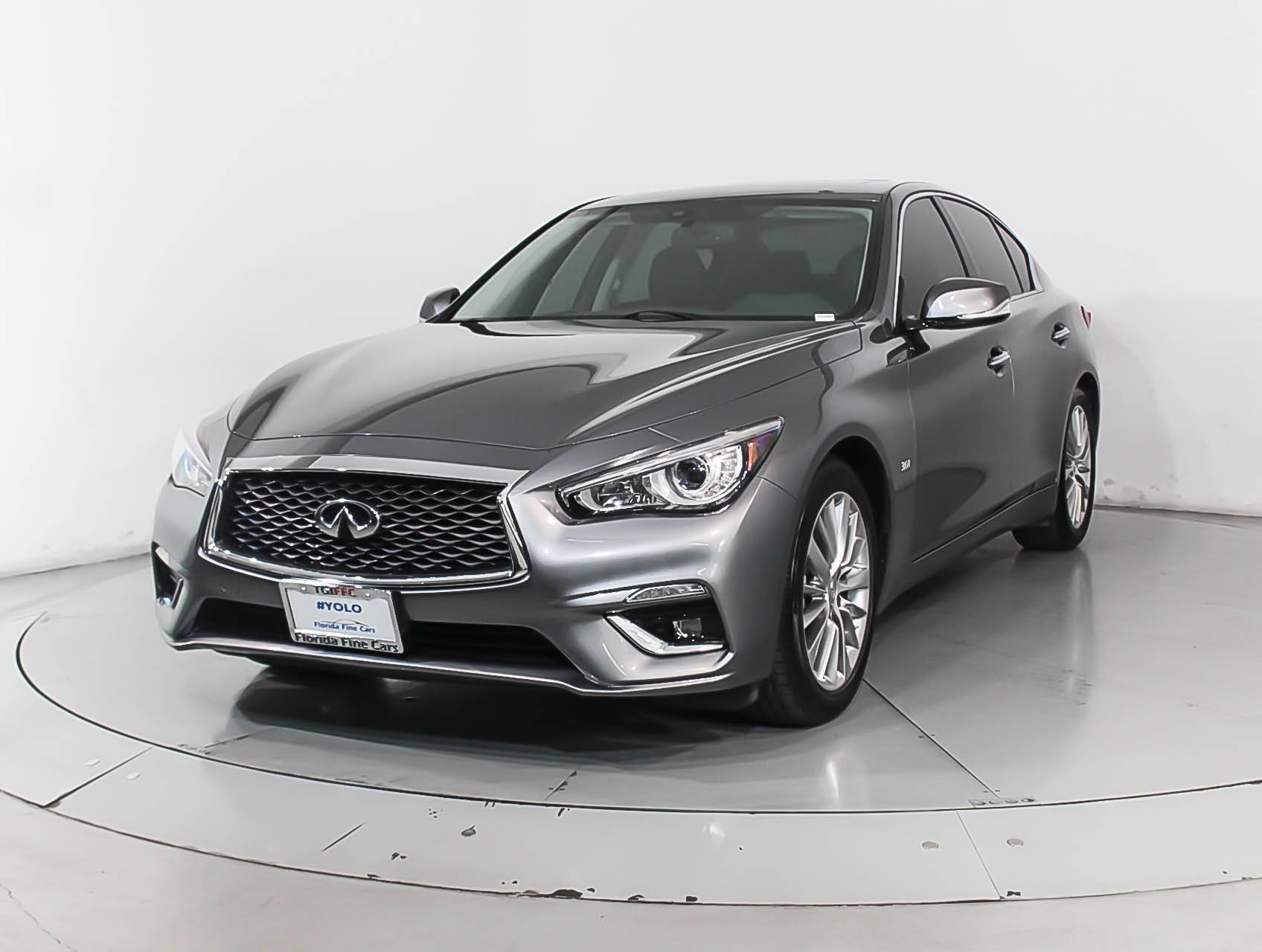 Florida Fine Cars - Used INFINITI Q50 2018 MIAMI 3.0t Luxe