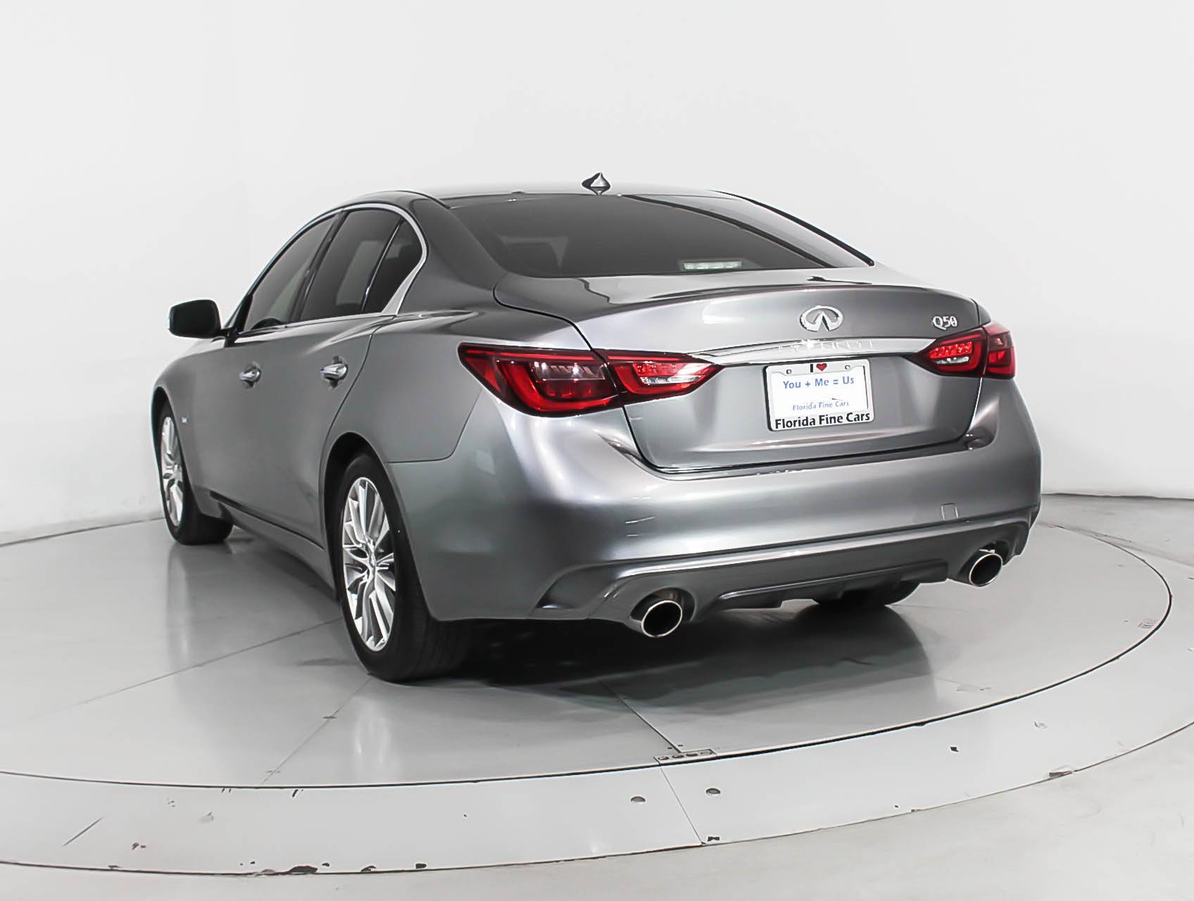 Florida Fine Cars - Used INFINITI Q50 2018 MIAMI 3.0t Luxe