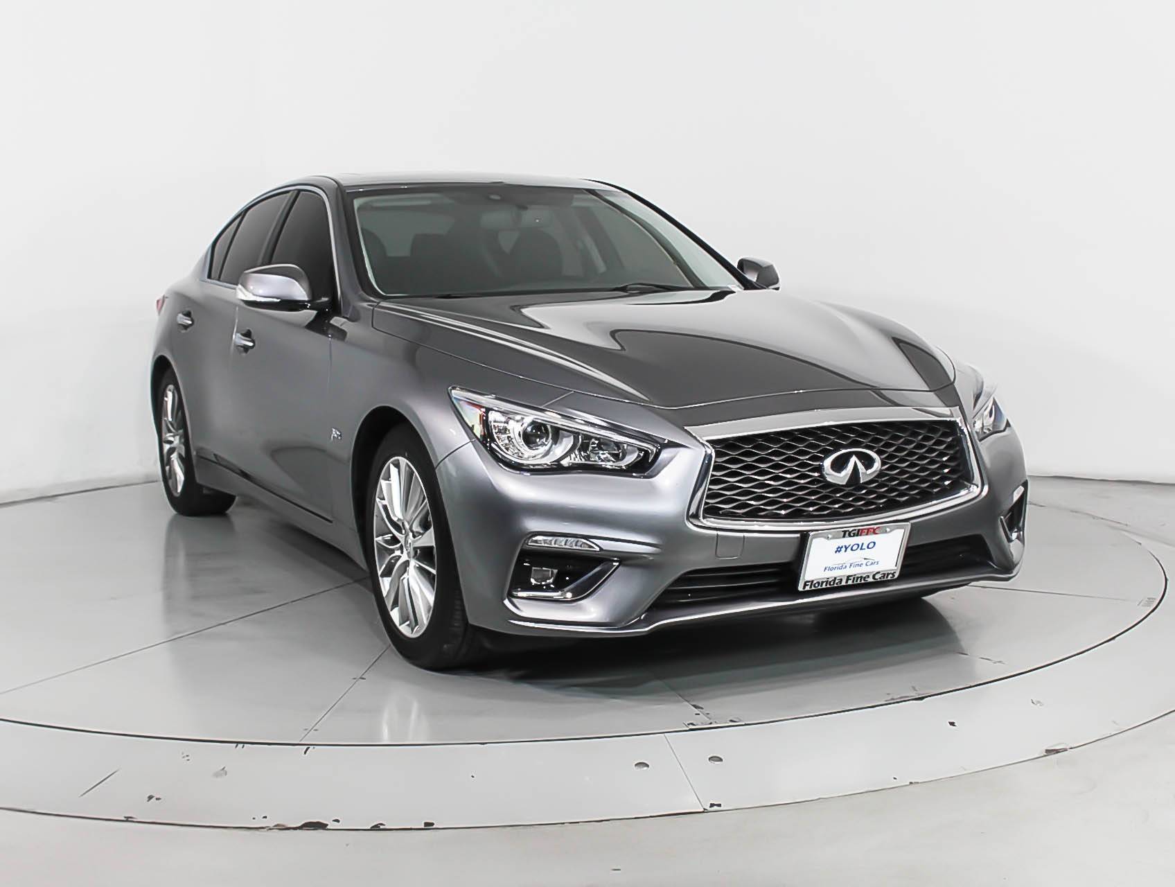 Florida Fine Cars - Used INFINITI Q50 2018 MIAMI 3.0t Luxe