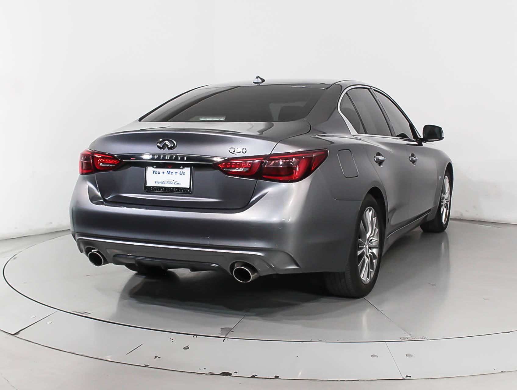 Florida Fine Cars - Used INFINITI Q50 2018 MIAMI 3.0t Luxe