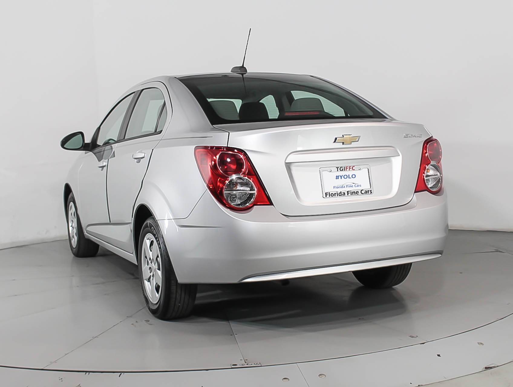 Florida Fine Cars - Used CHEVROLET SONIC 2015 MARGATE LS
