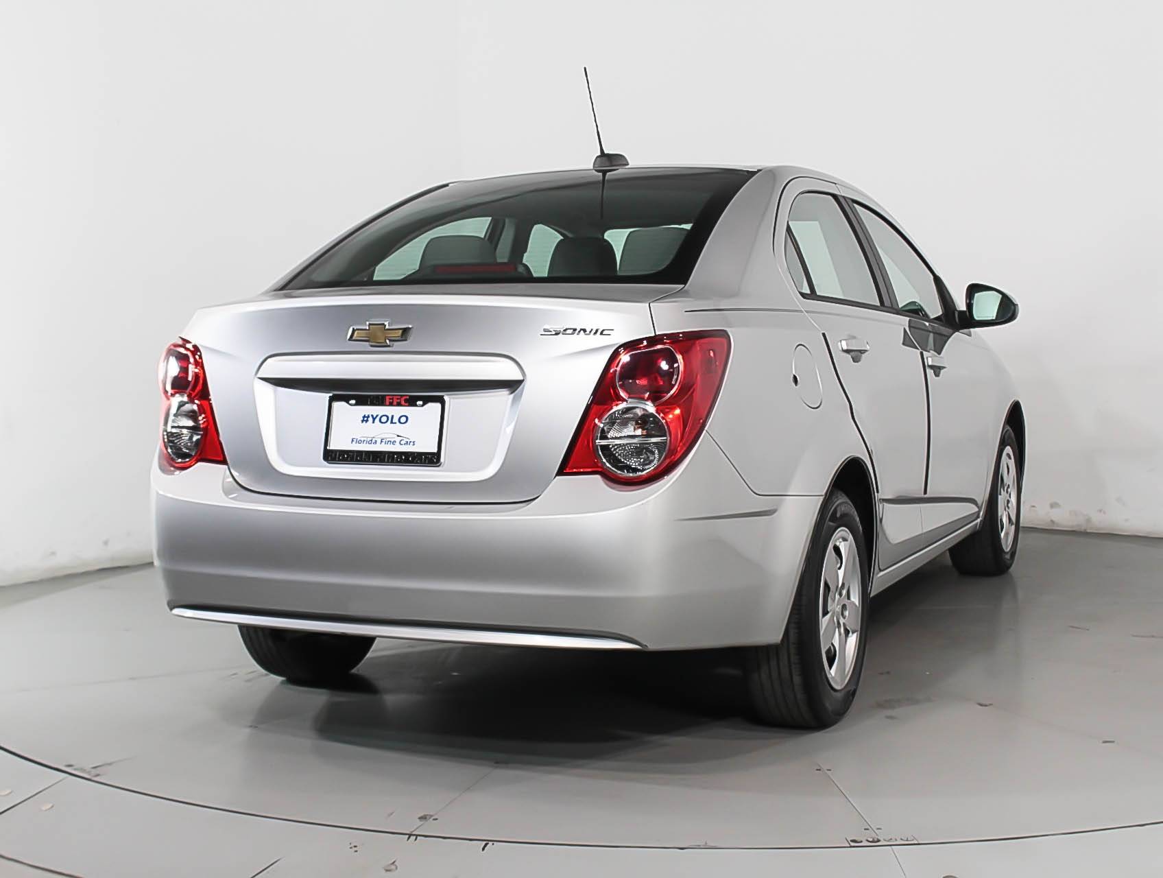 Florida Fine Cars - Used CHEVROLET SONIC 2015 MARGATE LS