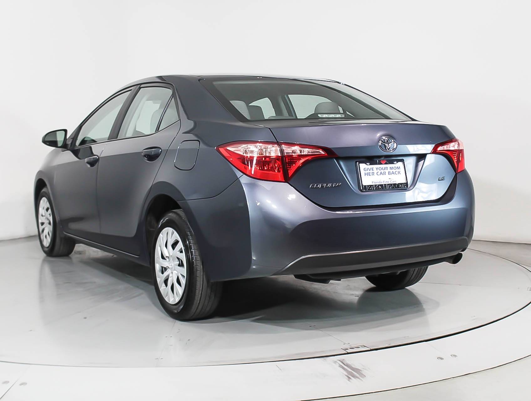 Florida Fine Cars - Used TOYOTA COROLLA 2018 HOLLYWOOD Le