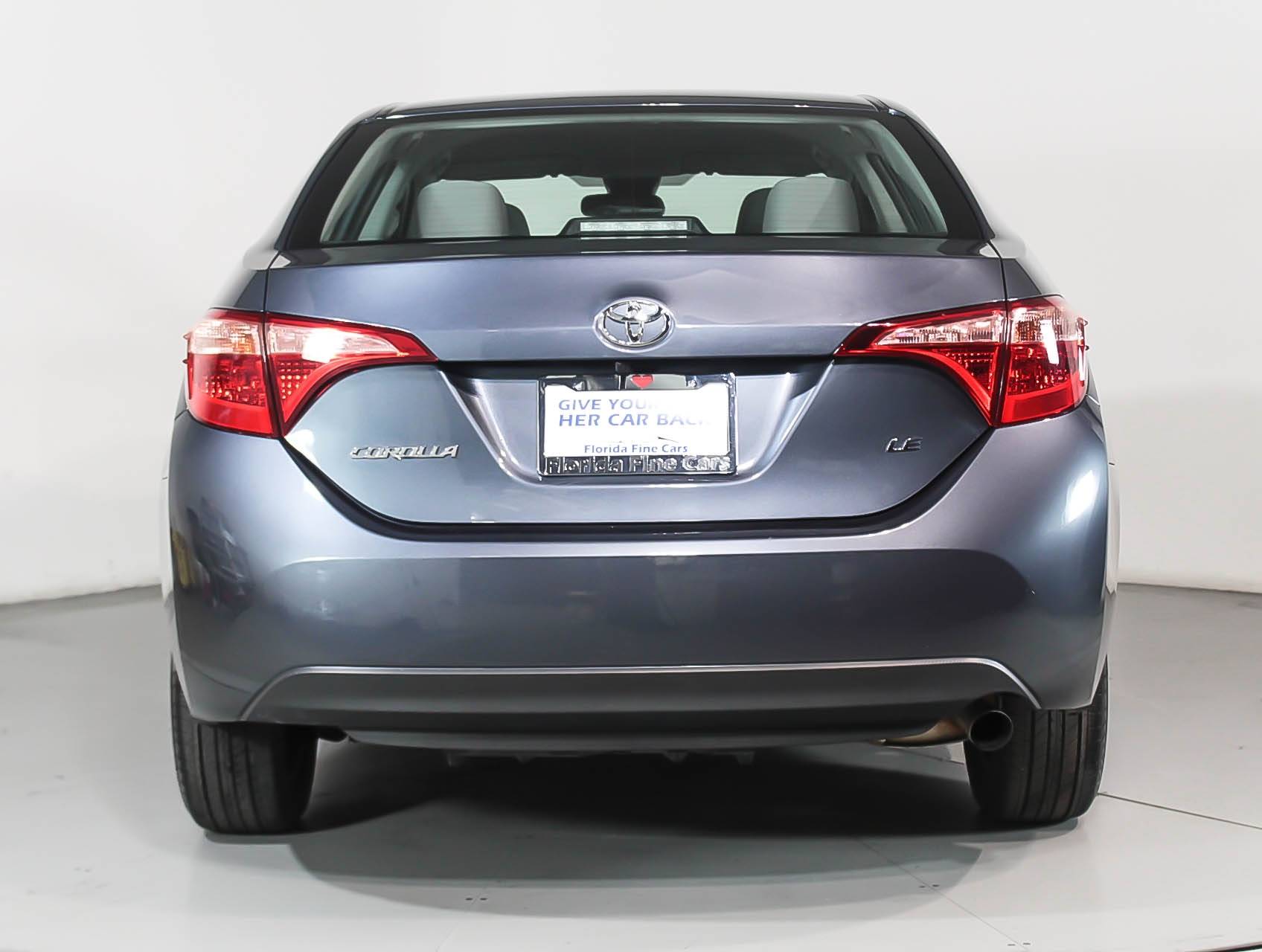 Florida Fine Cars - Used TOYOTA COROLLA 2018 HOLLYWOOD Le