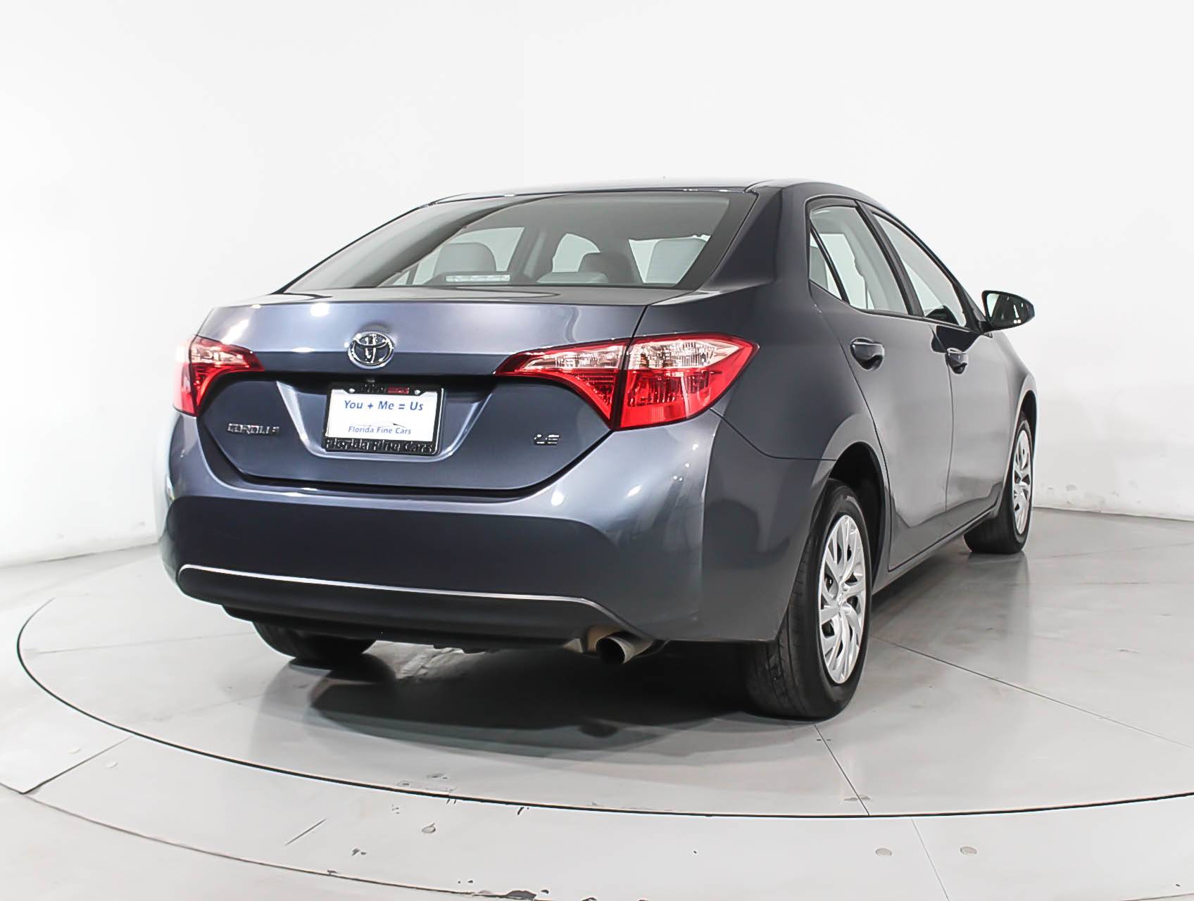 Florida Fine Cars - Used TOYOTA COROLLA 2017 HOLLYWOOD Le