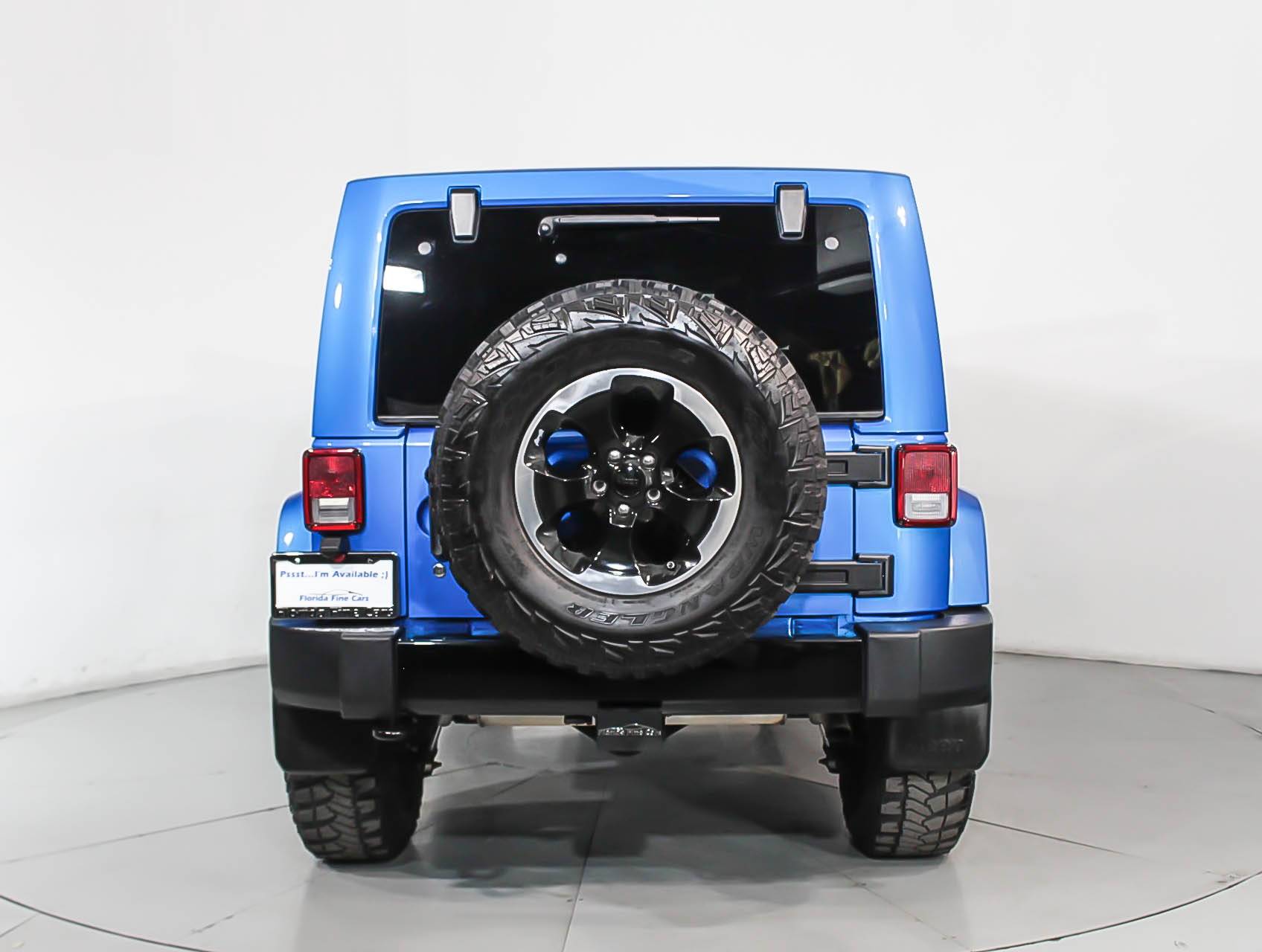 Florida Fine Cars - Used JEEP WRANGLER UNLIMITED 2014 MIAMI Sahara Polar Edition