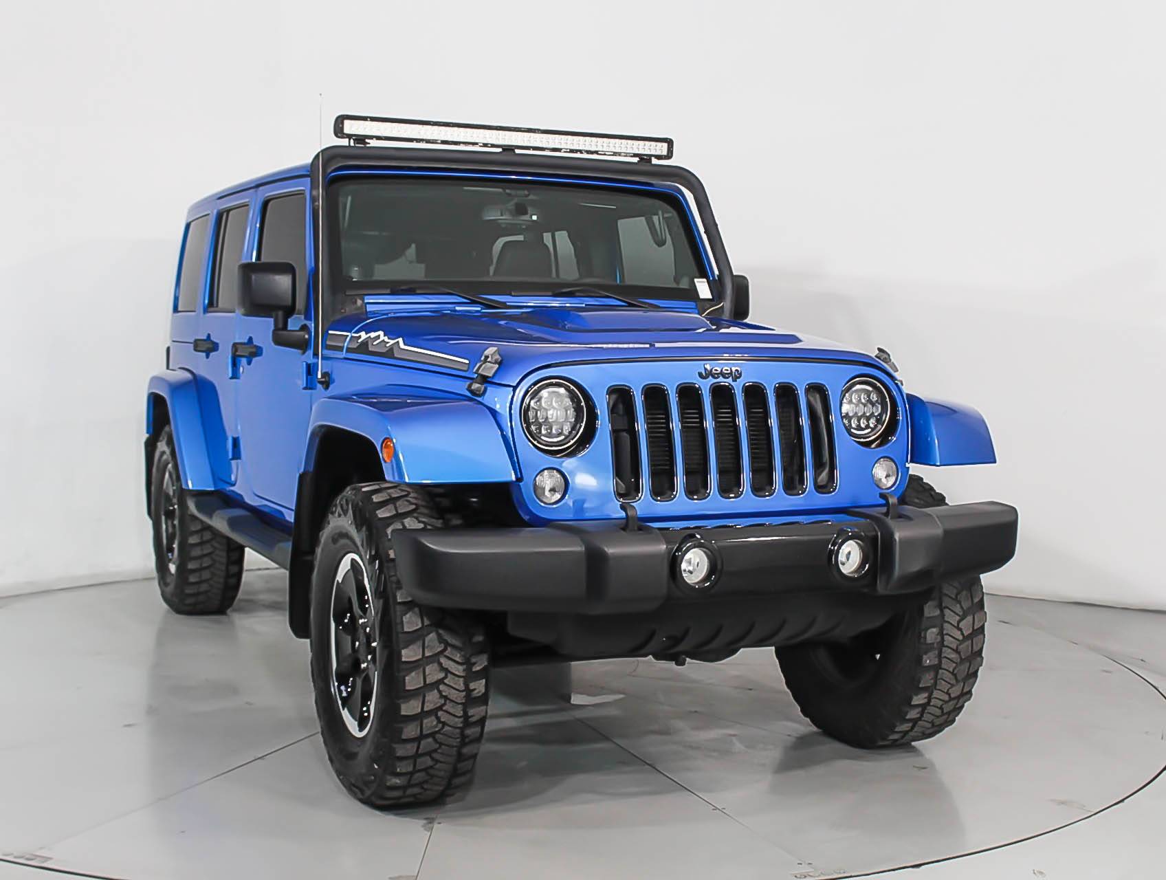 Florida Fine Cars - Used JEEP WRANGLER UNLIMITED 2014 MIAMI Sahara Polar Edition