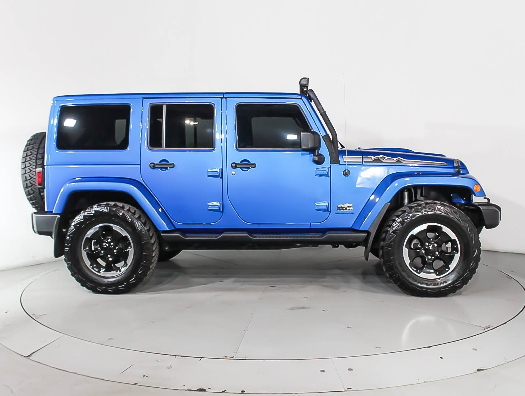 Florida Fine Cars - Used JEEP WRANGLER UNLIMITED 2014 MIAMI Sahara Polar Edition