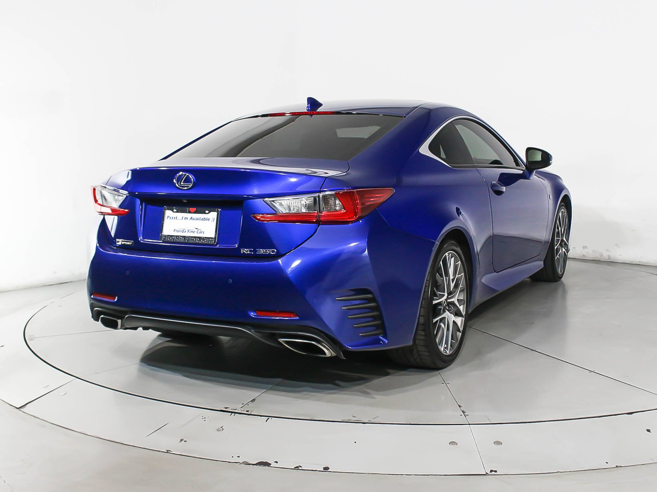 Florida Fine Cars - Used LEXUS RC 350 2015 WEST PALM F Sport