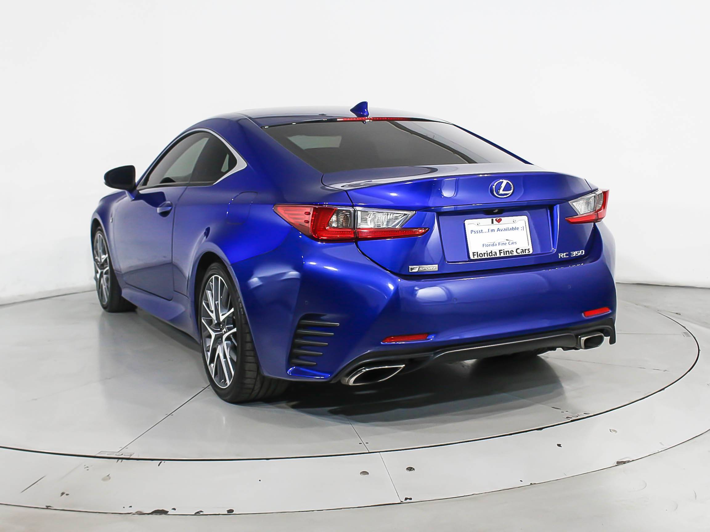 Florida Fine Cars - Used LEXUS RC 350 2015 WEST PALM F Sport