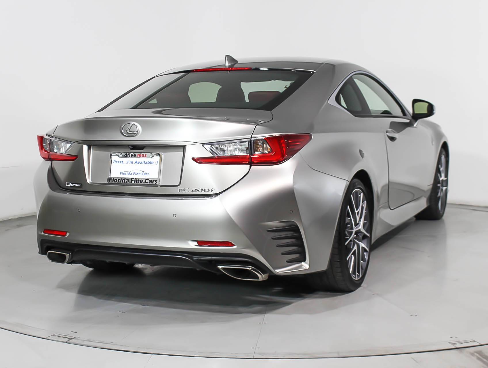 Florida Fine Cars - Used LEXUS RC 200T 2016 MIAMI F Sport