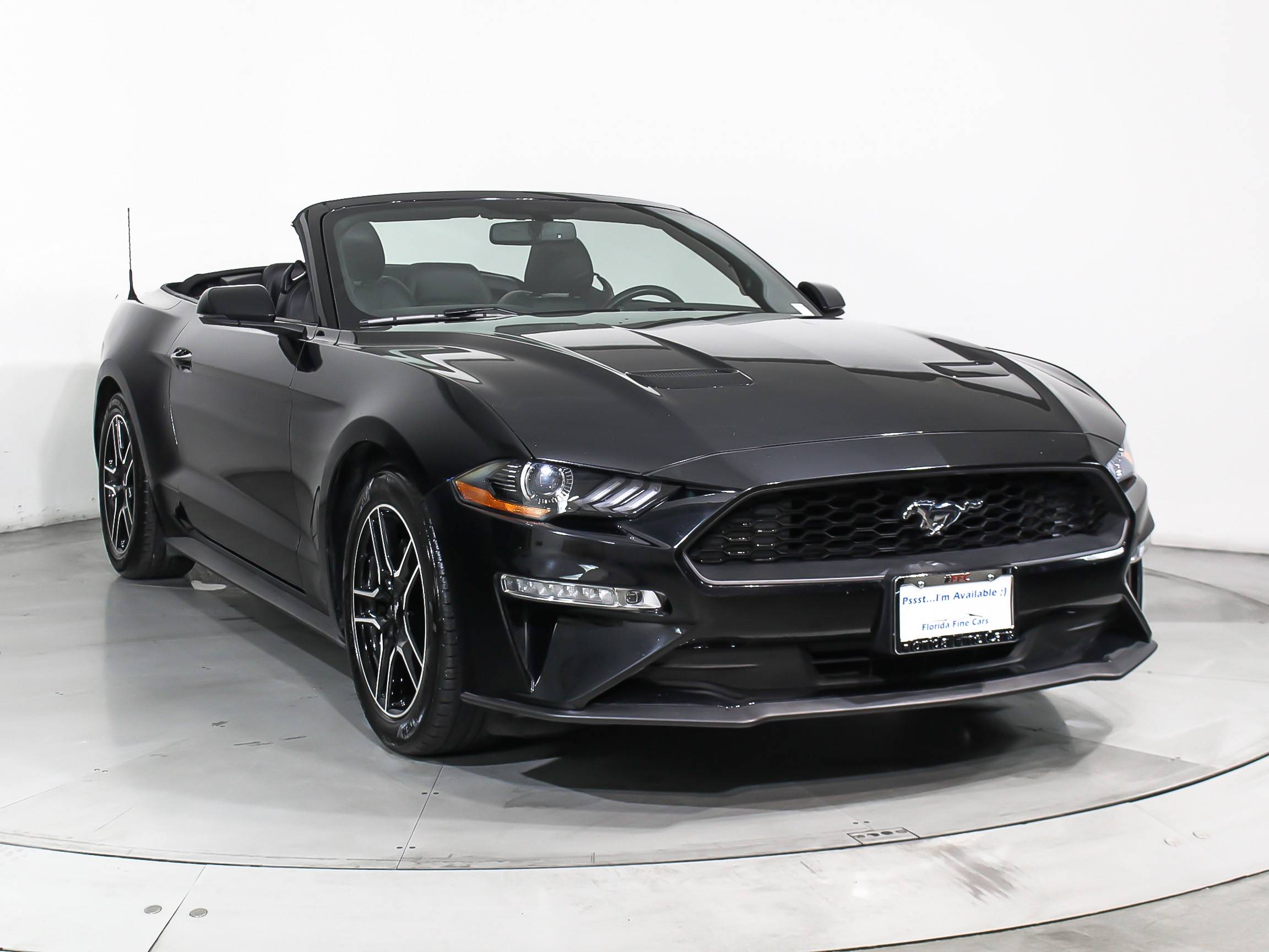 Florida Fine Cars - Used FORD MUSTANG 2018 WEST PALM ECOBOOST PREMIUM