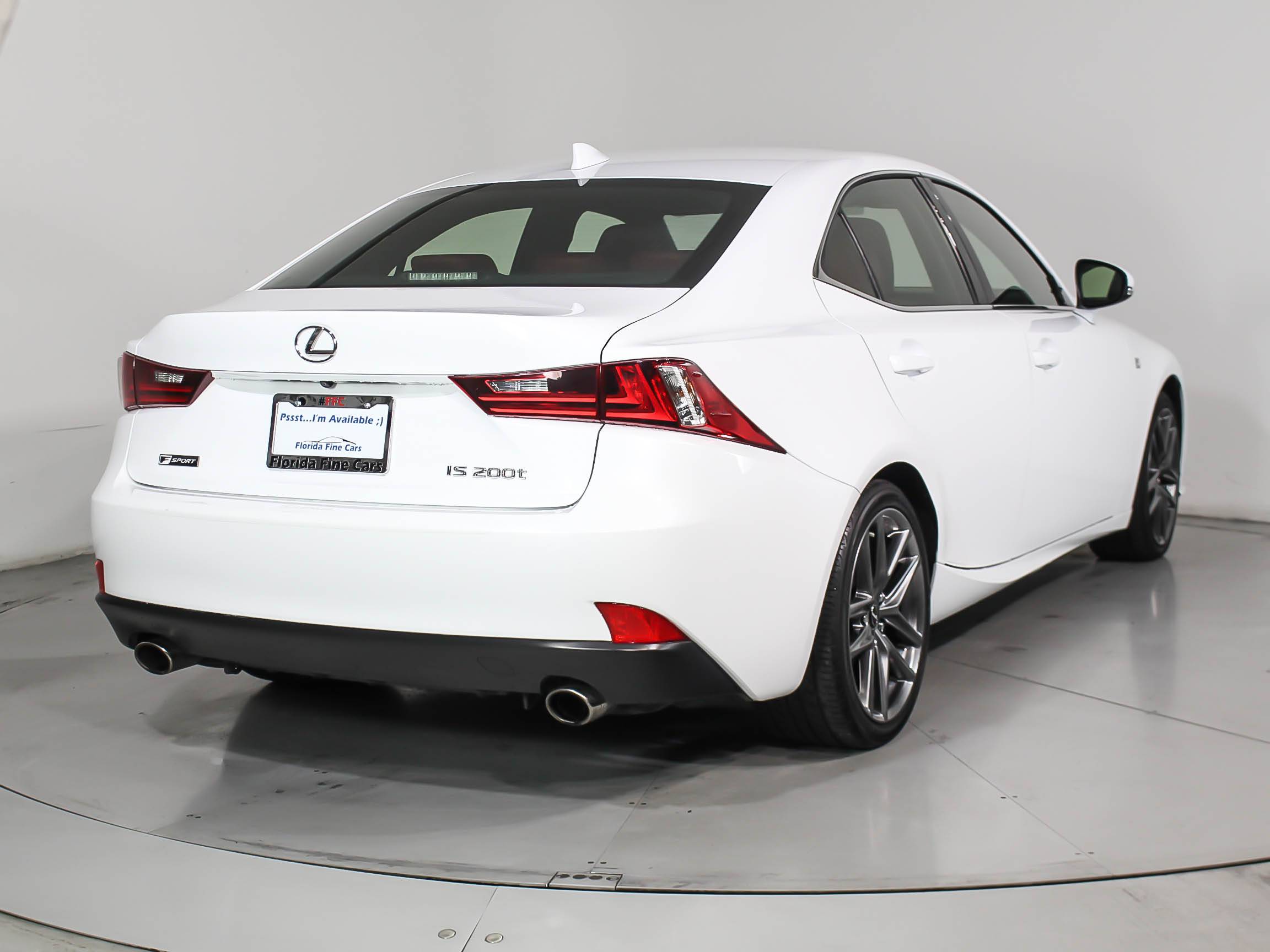 Florida Fine Cars - Used LEXUS IS 200T 2016 HOLLYWOOD F Sport