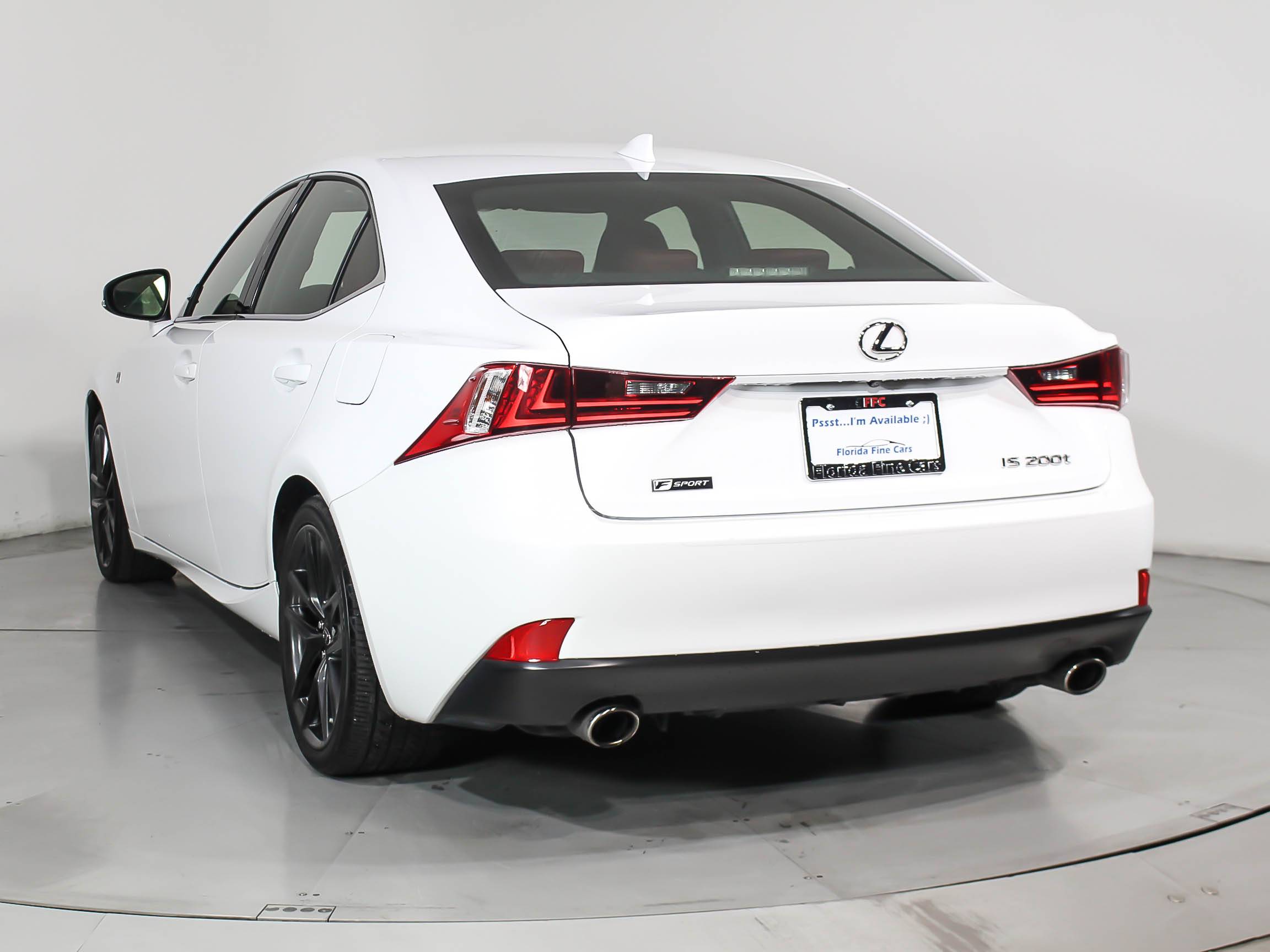 Florida Fine Cars - Used LEXUS IS 200T 2016 HOLLYWOOD F Sport