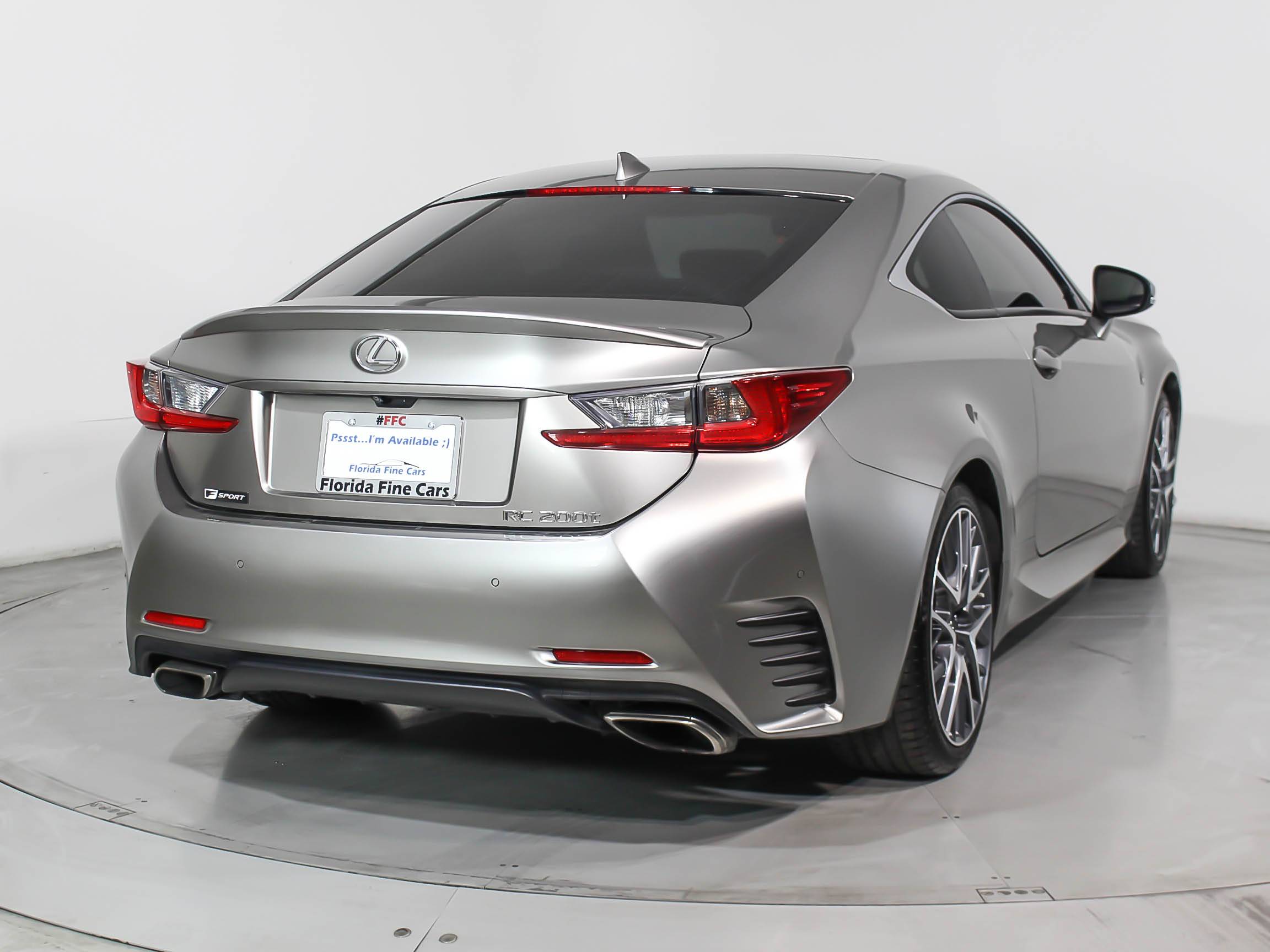 Florida Fine Cars - Used LEXUS RC 200T 2016 HOLLYWOOD F Sport
