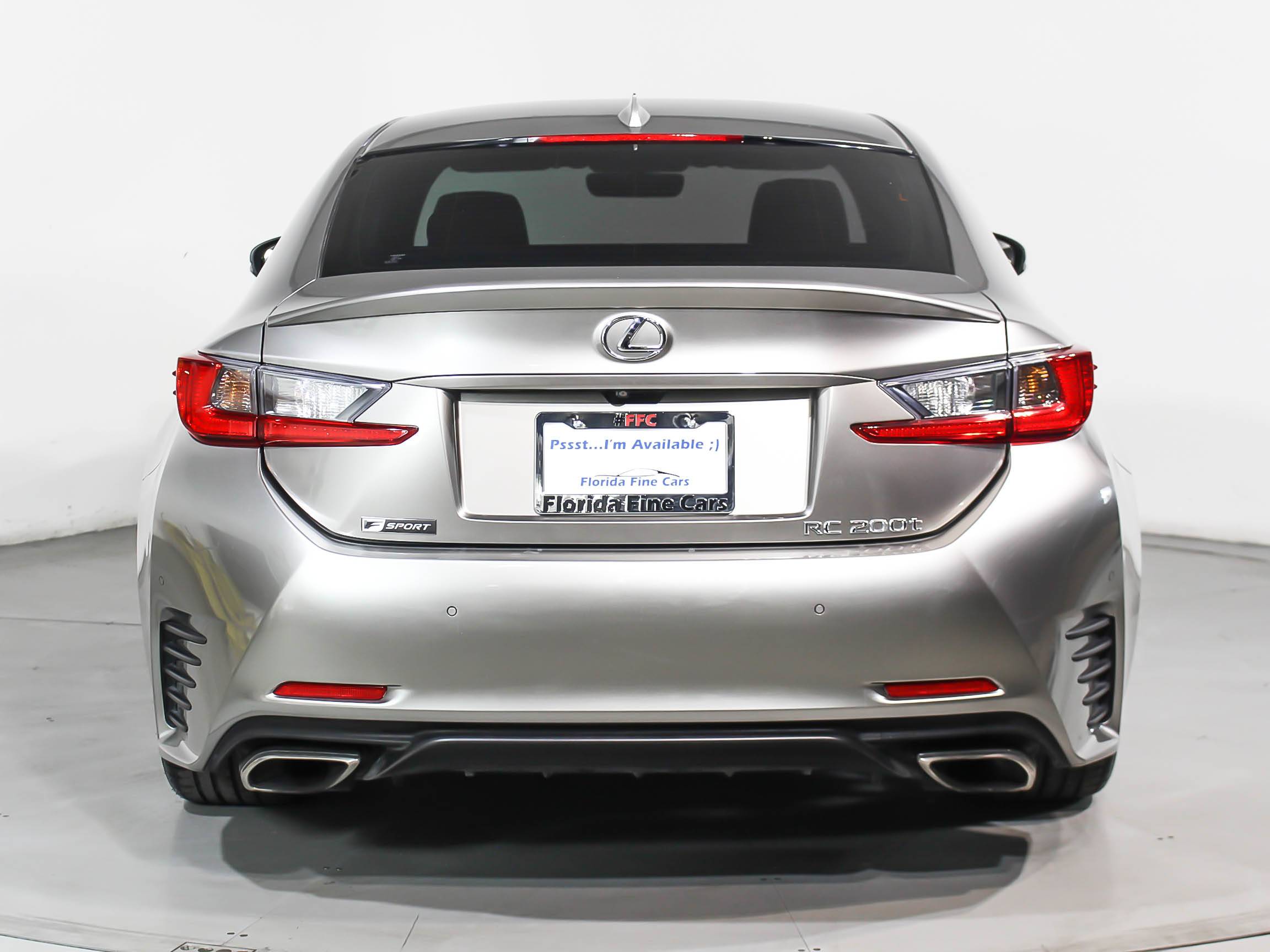 Florida Fine Cars - Used LEXUS RC 200T 2016 HOLLYWOOD F Sport