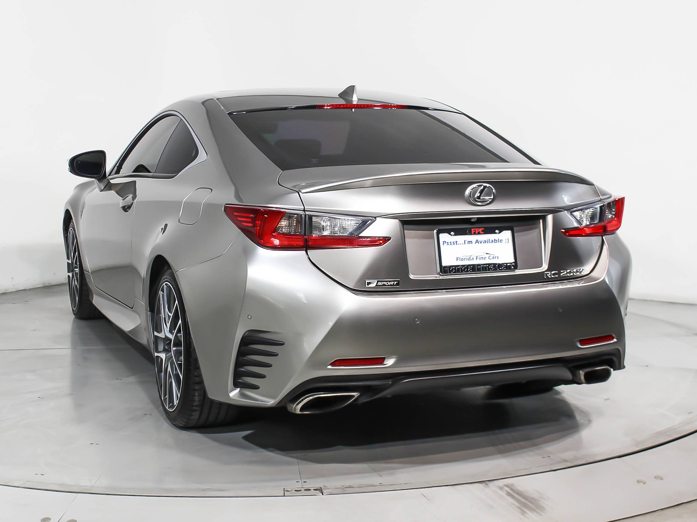 Florida Fine Cars - Used LEXUS RC 200T 2016 HOLLYWOOD F Sport