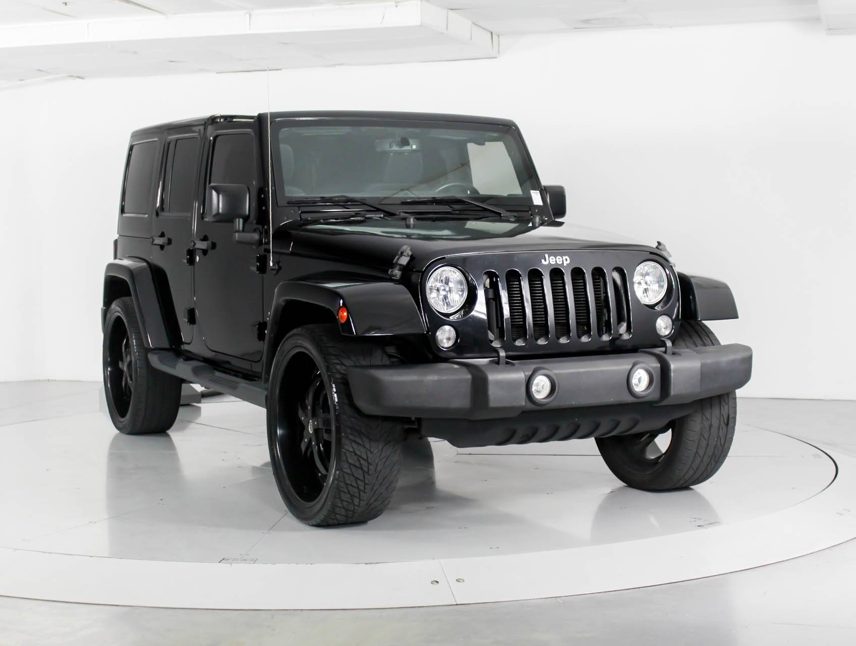 Florida Fine Cars - Used JEEP WRANGLER UNLIMITED 2015 WEST PALM SAHARA