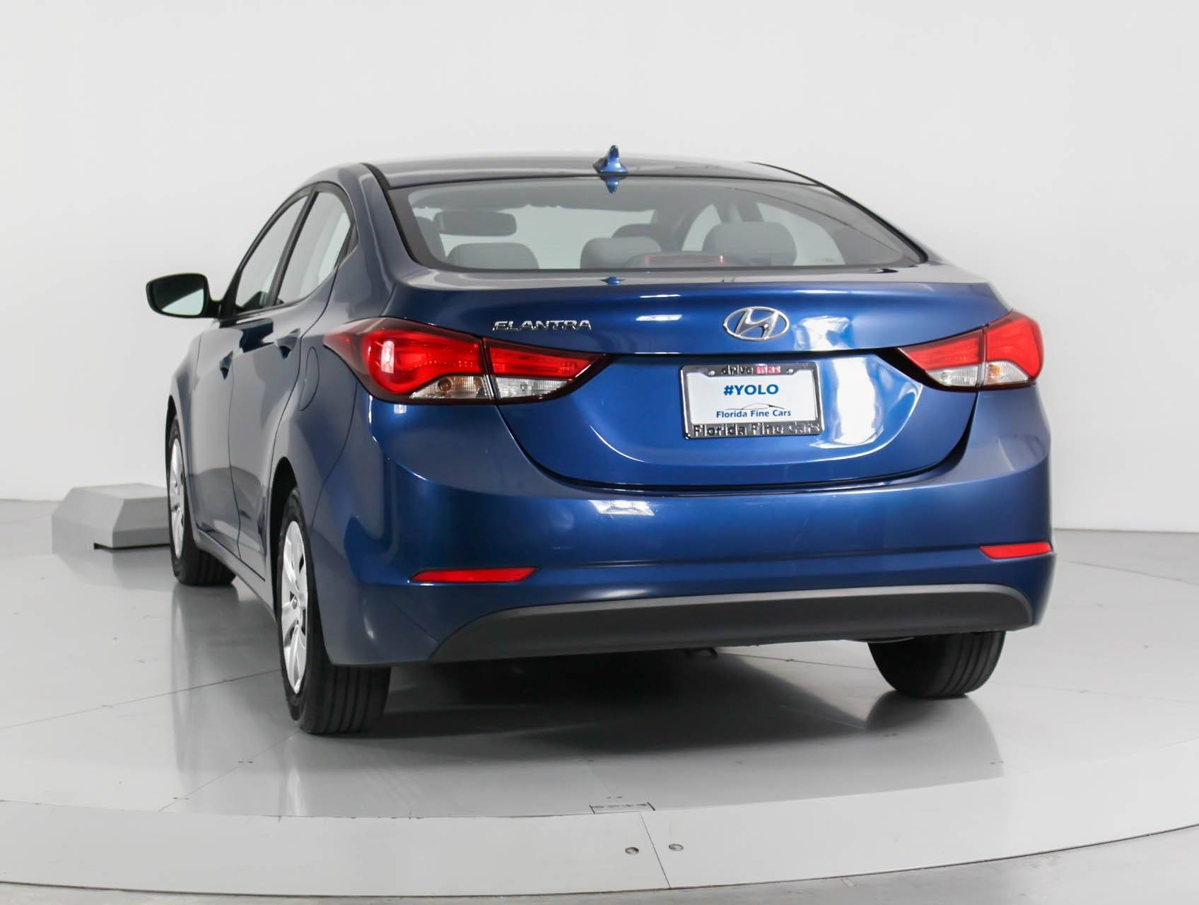 Florida Fine Cars - Used HYUNDAI ELANTRA 2016 MARGATE Se