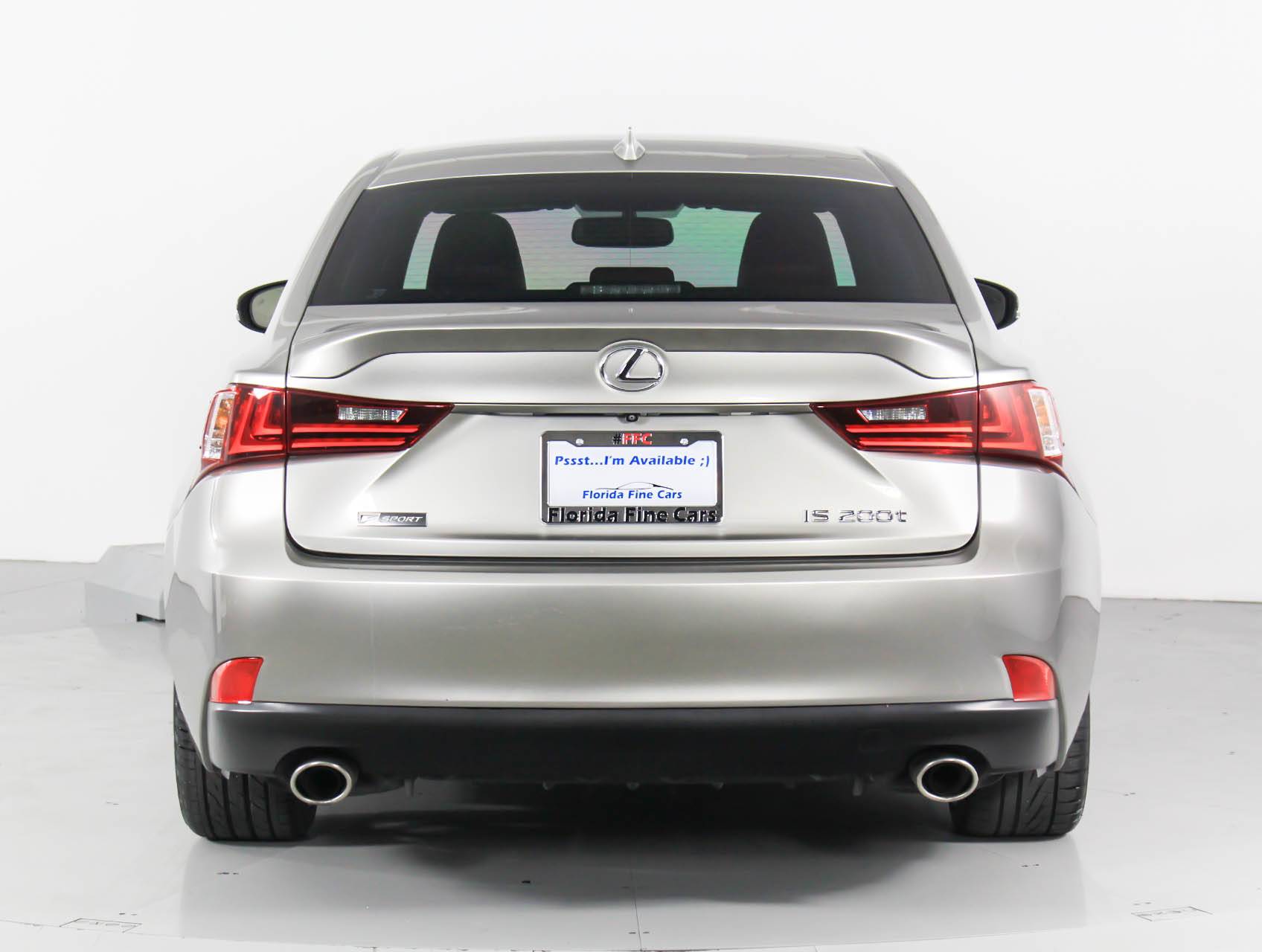 Florida Fine Cars - Used LEXUS IS 200T 2016 WEST PALM F Sport