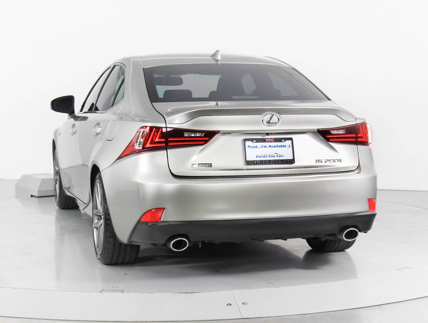 Florida Fine Cars - Used LEXUS IS 200T 2016 WEST PALM F Sport