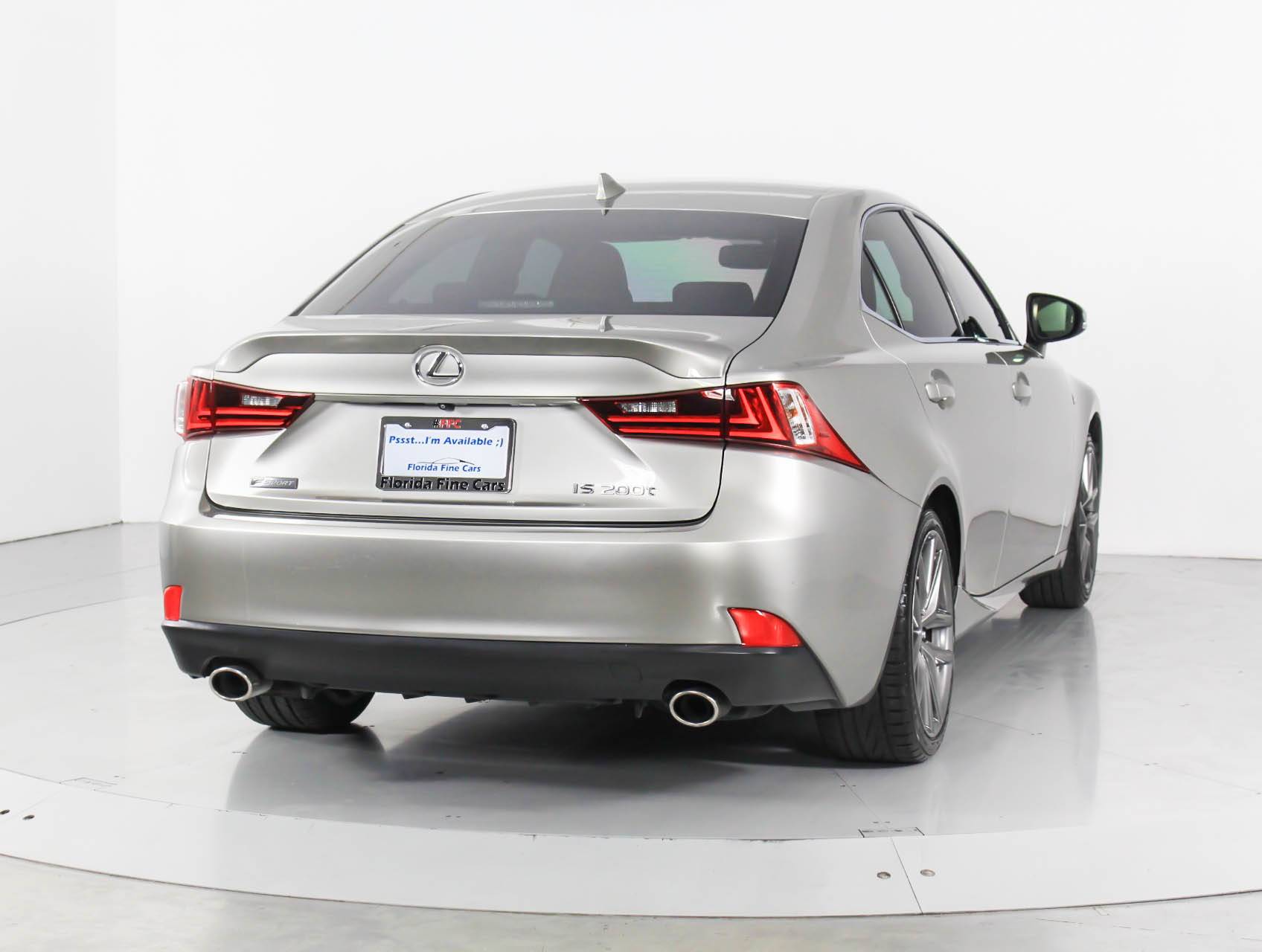 Florida Fine Cars - Used LEXUS IS 200T 2016 WEST PALM F Sport