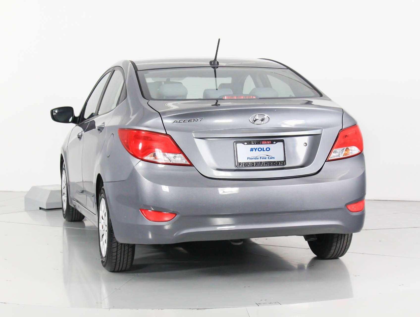 Florida Fine Cars - Used HYUNDAI ACCENT 2015 MIAMI GLS