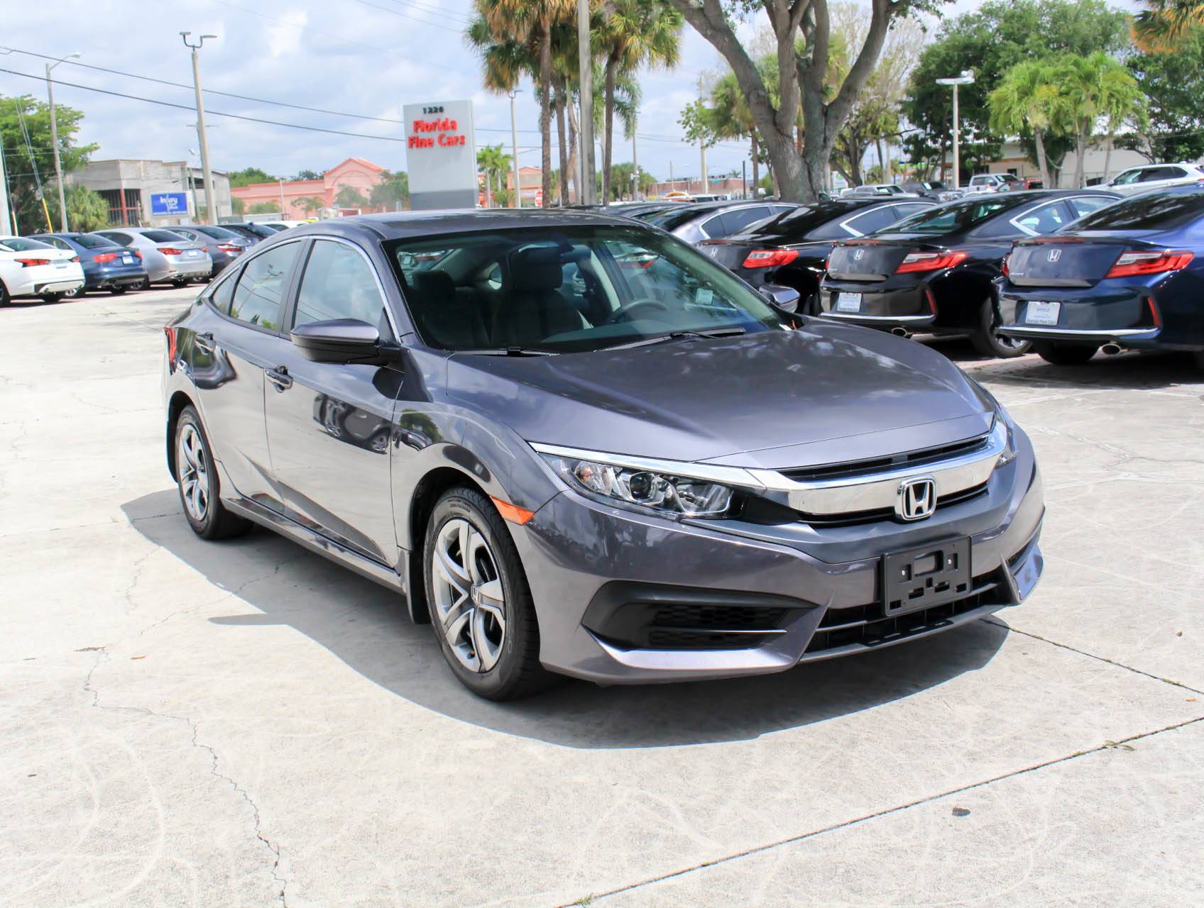 Florida Fine Cars - Used HONDA CIVIC 2018 WEST PALM LX