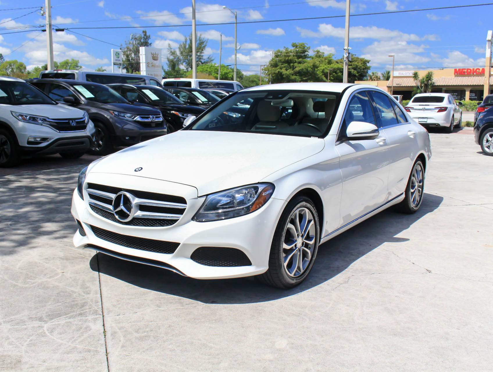 Florida Fine Cars - Used MERCEDES-BENZ C CLASS 2016 WEST PALM C300