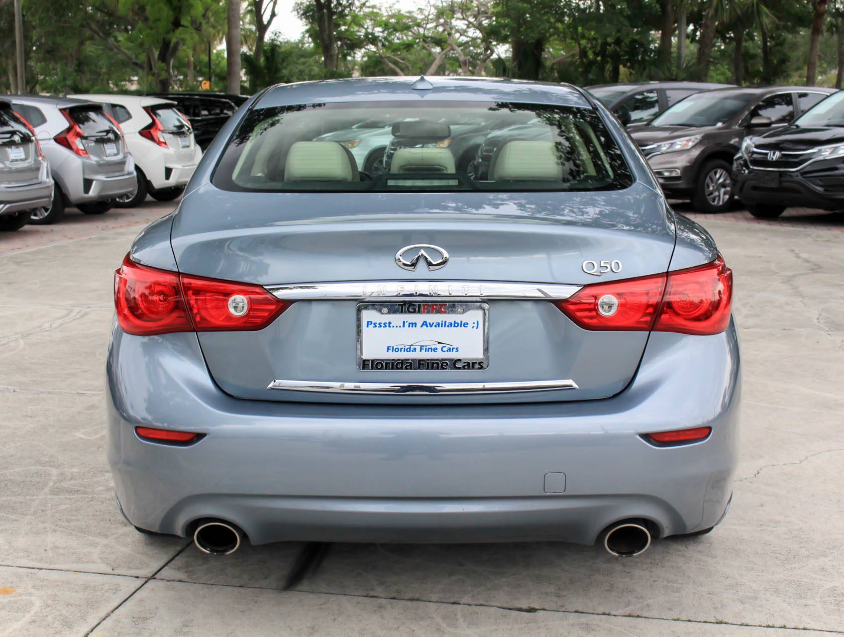 Florida Fine Cars - Used INFINITI Q50 2015 WEST PALM Premium