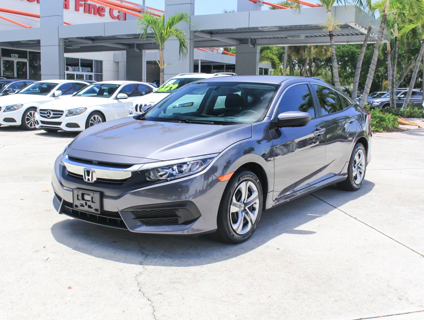 Florida Fine Cars - Used HONDA CIVIC 2016 WEST PALM LX