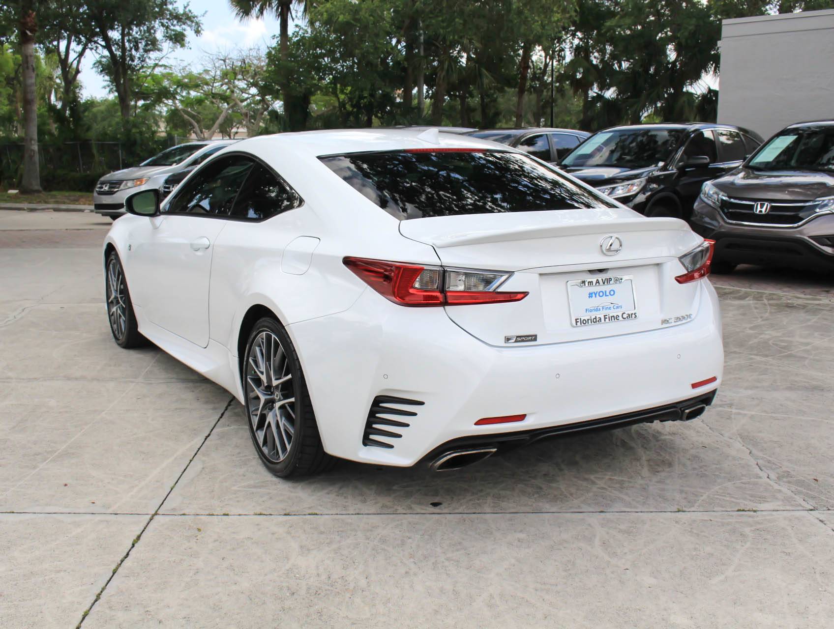 Florida Fine Cars - Used LEXUS RC 200T 2016 HOLLYWOOD F Sport