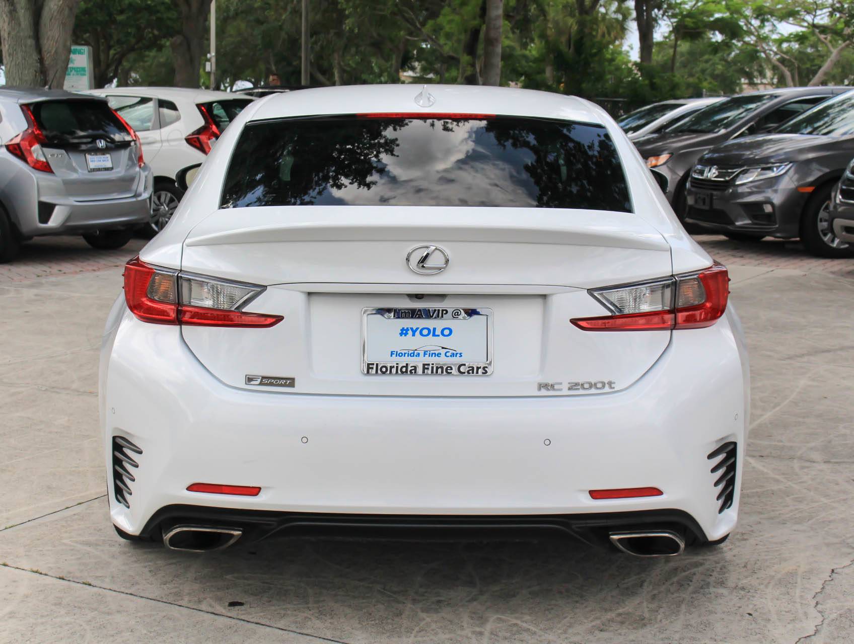 Florida Fine Cars - Used LEXUS RC 200T 2016 HOLLYWOOD F Sport