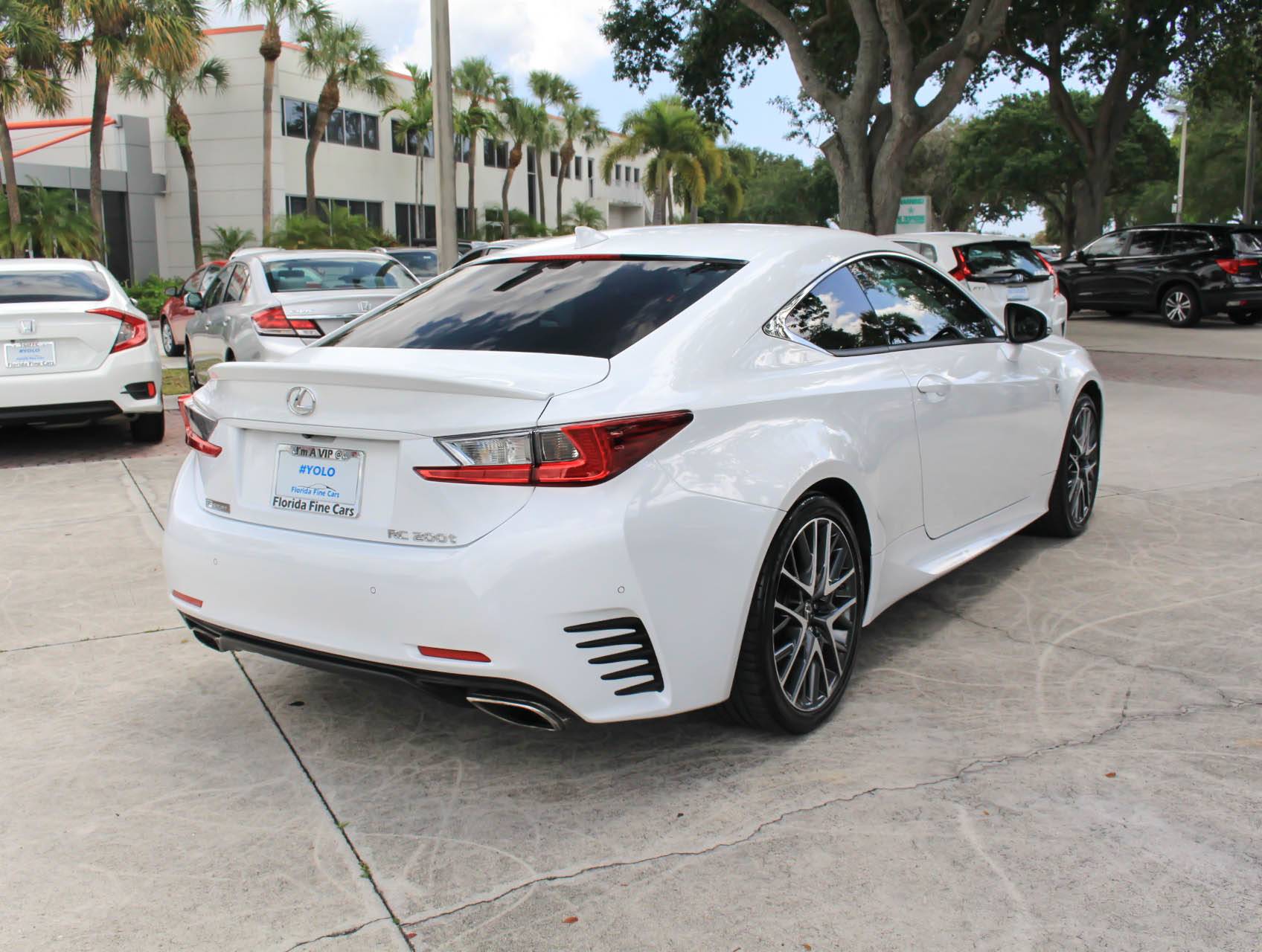 Florida Fine Cars - Used LEXUS RC 200T 2016 HOLLYWOOD F Sport