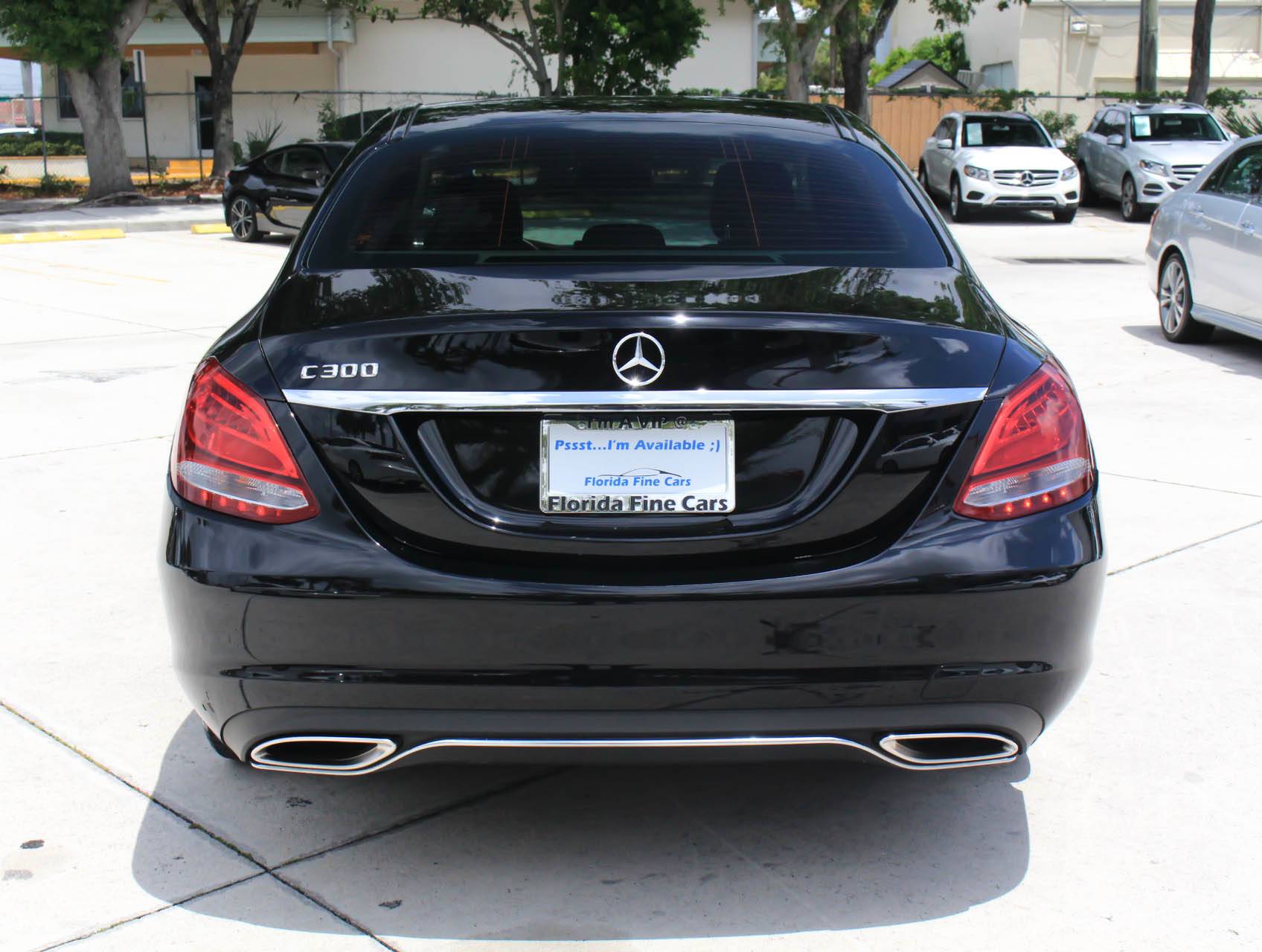 Florida Fine Cars - Used MERCEDES-BENZ C CLASS 2016 HOLLYWOOD C300